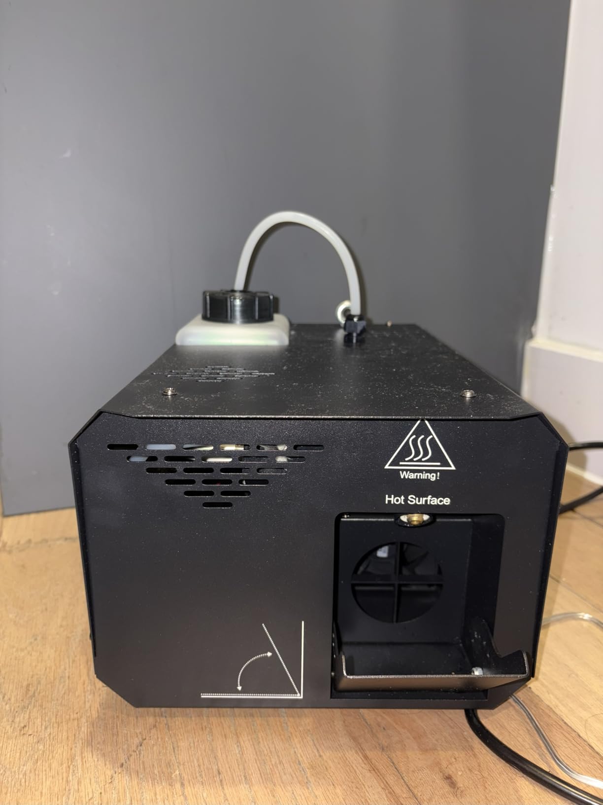 600W Stage Haze Machine: Continuous Output Fog Machine - Wireless Remote & DMX Control - Adjustable Smoke Outlet for Stage DJ Halloween Club Christmas Wedding Party Light Show customer photo 1