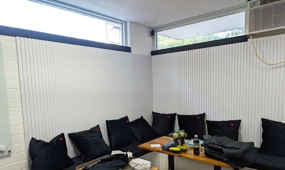 EVERECO 12 Pack Large Acoustic Panels, 47.2x23.6x0.4 inches, Soundproof Panels for Wall, Suitable for Media Room, Office, Studio&Home(Black) customer photo 1