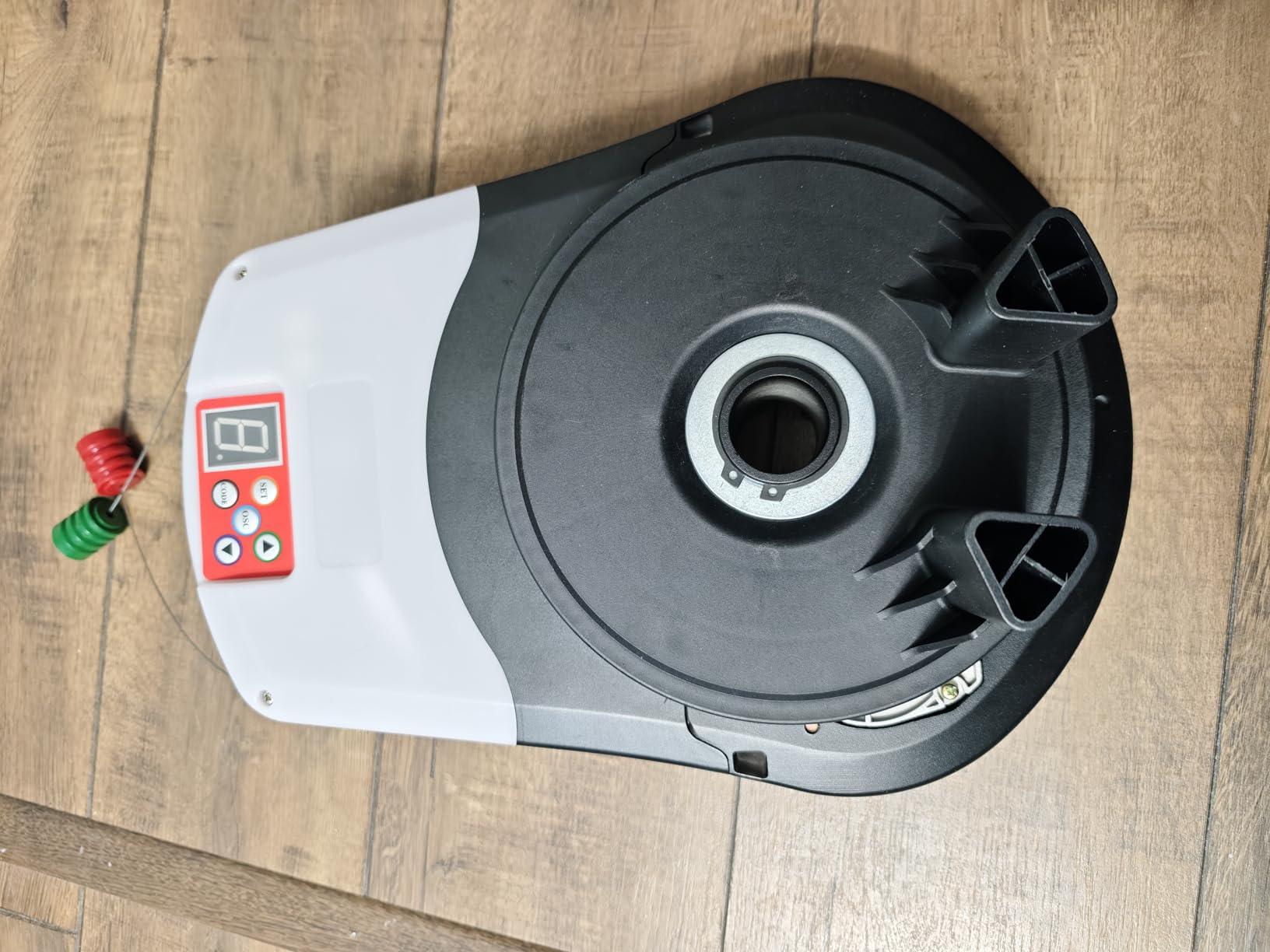 Side Mount Garage Door Opener, Automatic Roll Up Door Opener, 110V Commercial Garage Farm Warehouse Electric Roller Shutter Door Opener with 2 Remotes 800N Quiet Roll Up Doors - Not Fit Flap customer photo 1