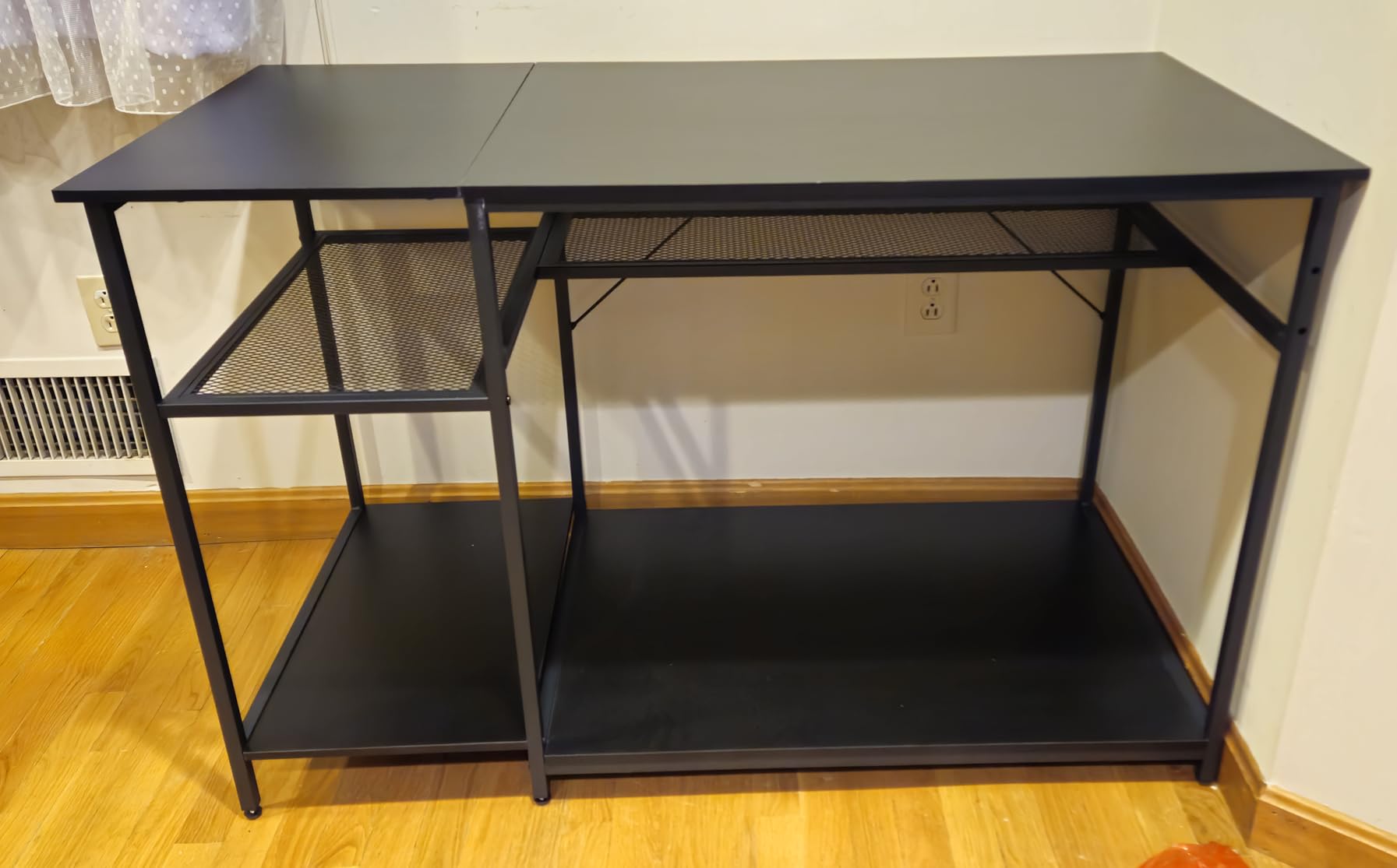 120 Gallon Fish Tank Stand with Power Outlets, Heavy Duty Large Aquarium Stand with Light, Double Reptile Tank Turtle Terrariums Table, 1100LBS Capacity customer photo 2
