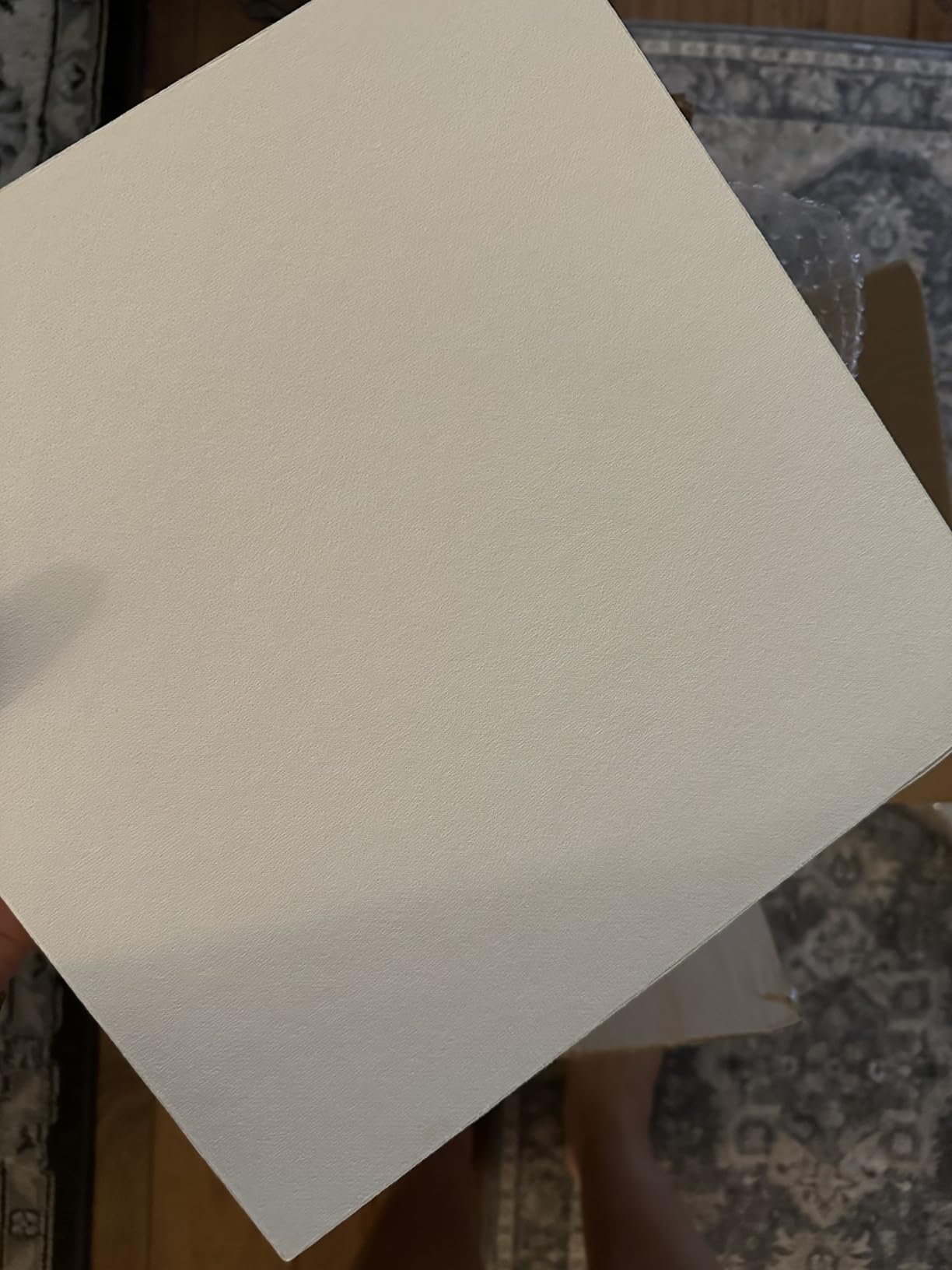 TroyStudio Acoustic Ceiling Panels - 14.2 X 12.4 X 1.2 Inches 4 Pcs Coated Fiberglass Hanging Drop Ceiling Tiles customer photo 2