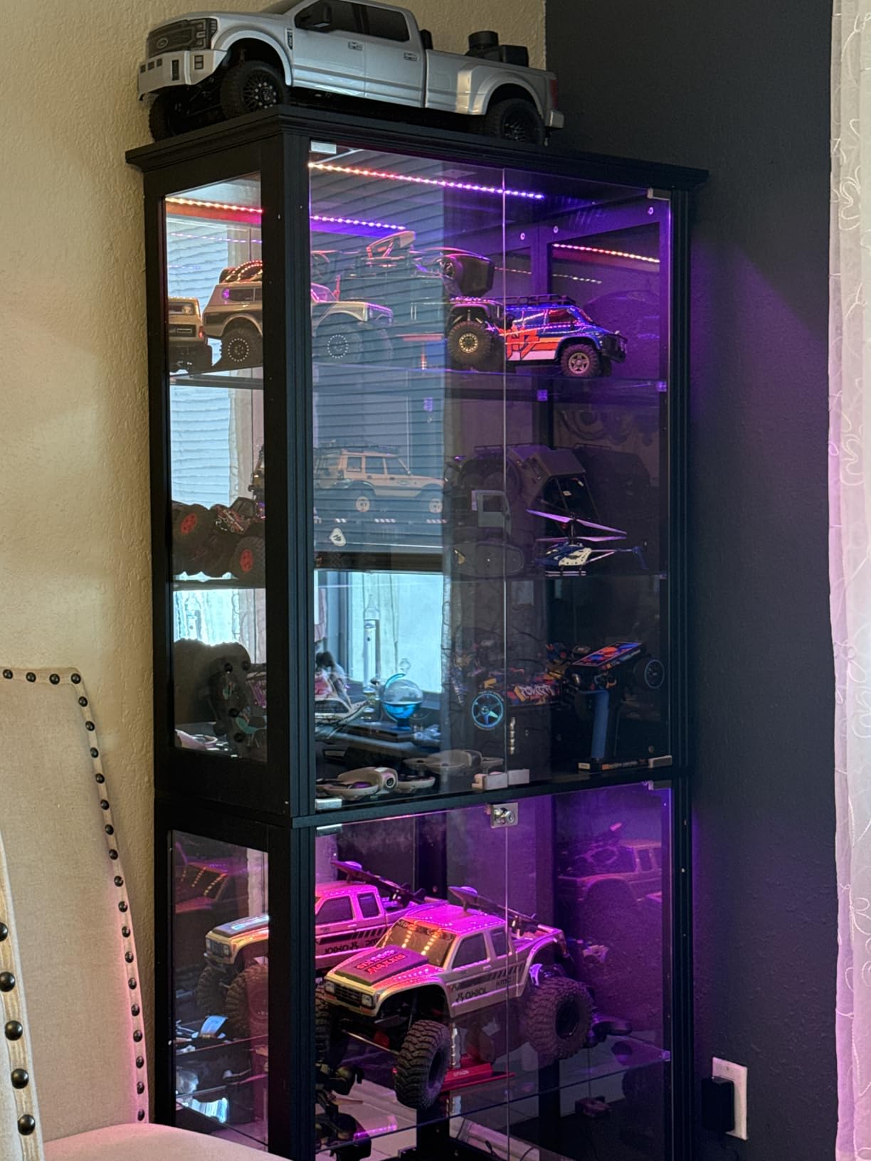 Dystler Display Cabinet with Glass Doors, 71