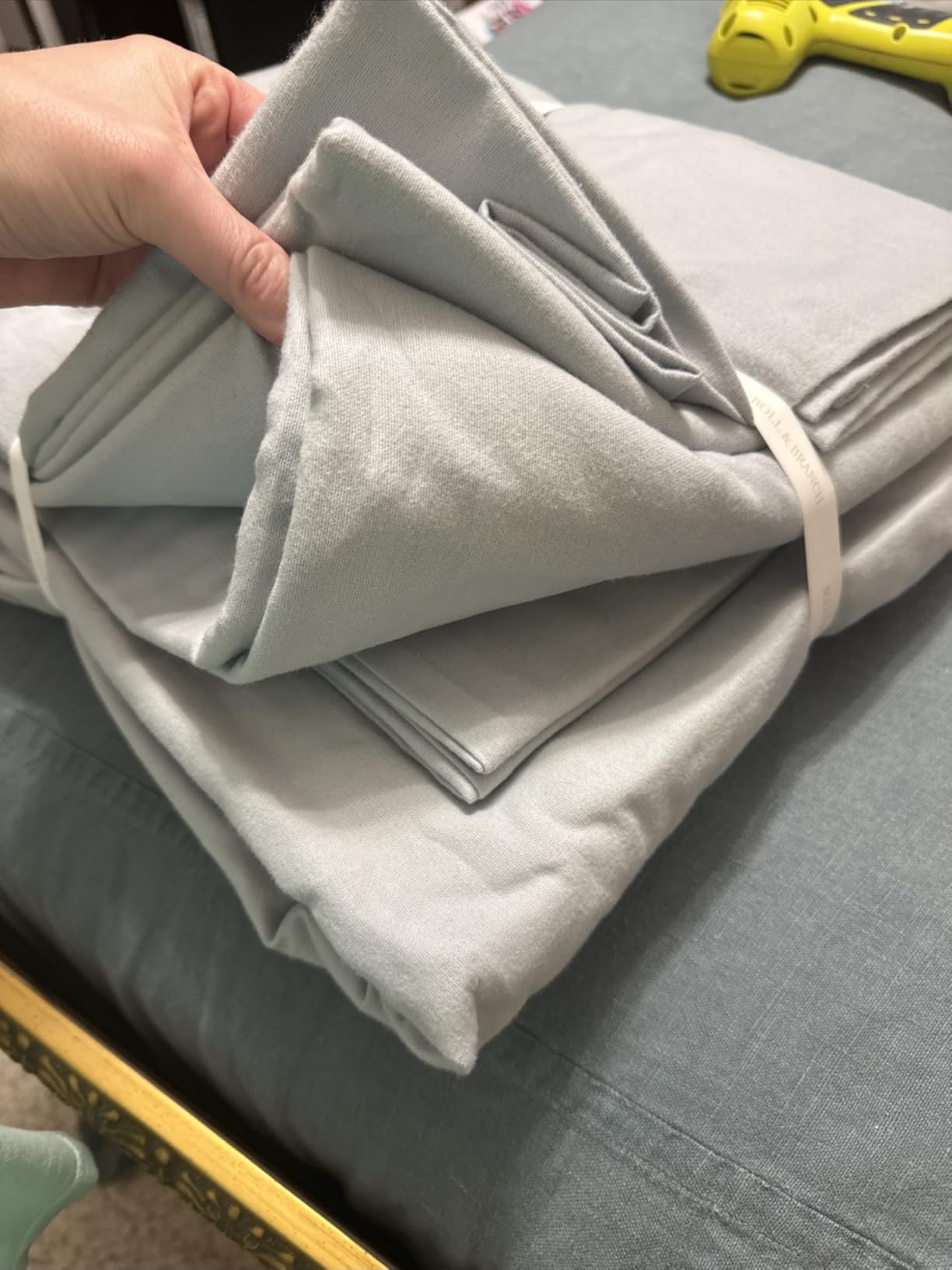 Flannel Sheet Set - King, White - Luxury 100% Organic Cotton - Includes 1 Flat, 1 Fitted, 2 King Pillowcases - Velvety Soft, Warm & Breathable customer photo 1