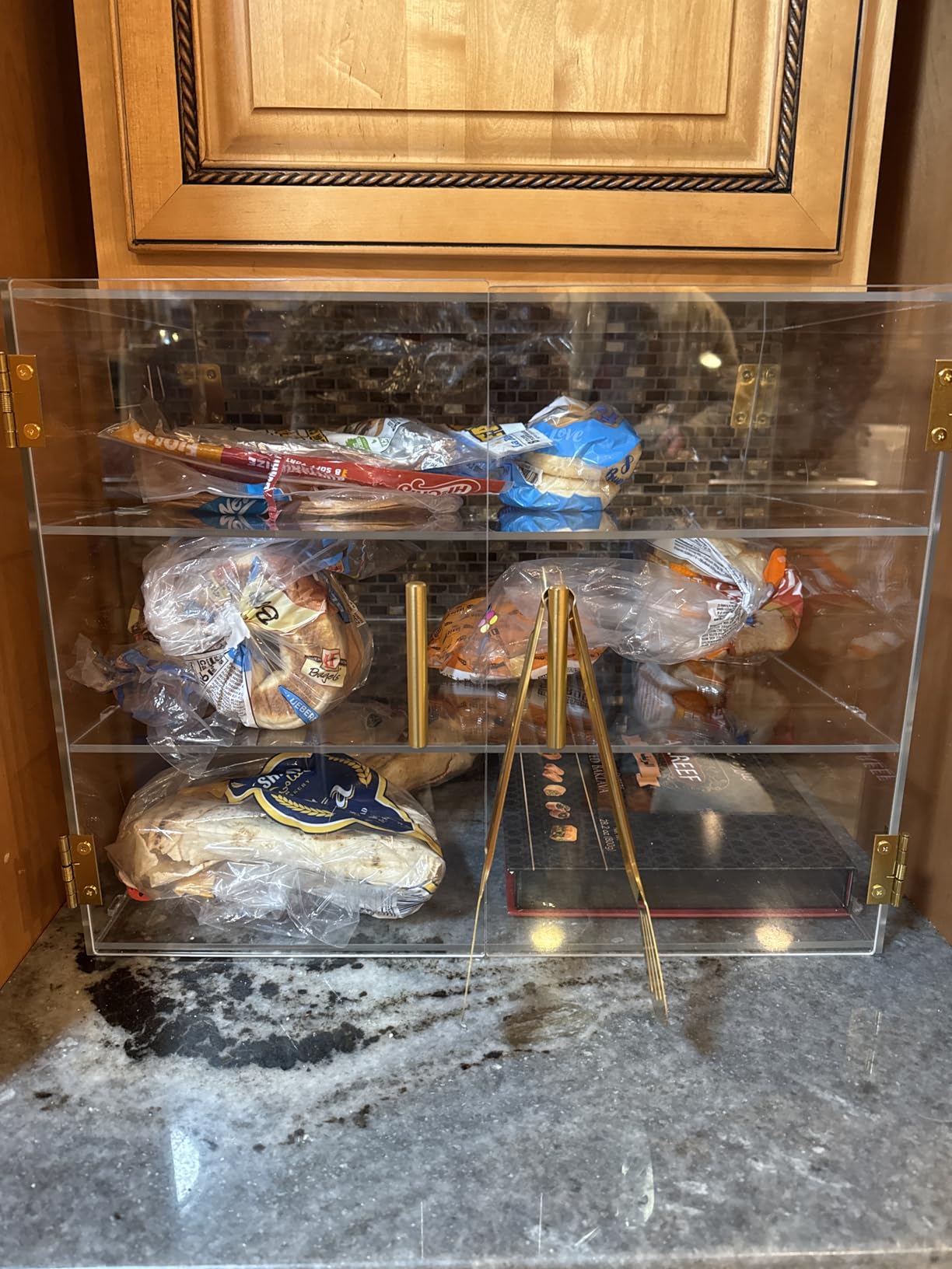 3-Tier Slanted Acrylic Bakery Display Case, 21