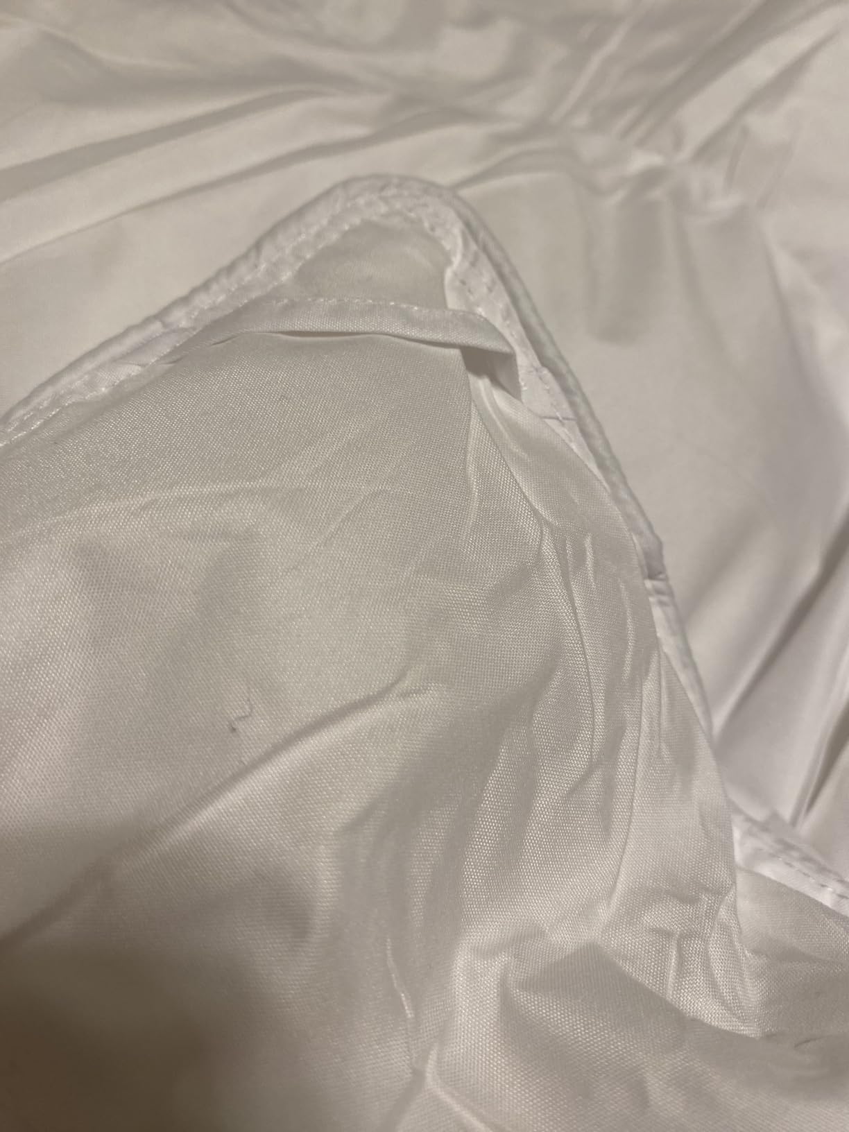 Goose Down Fiber Comforter King Size - All Season Naturally Breathable Down Comforters, Luxury Hotel Collection Duvet Insert with 8 Corner Tabs, Cotton Fabric & Baffle Box (White,65oz Fill) customer photo 2