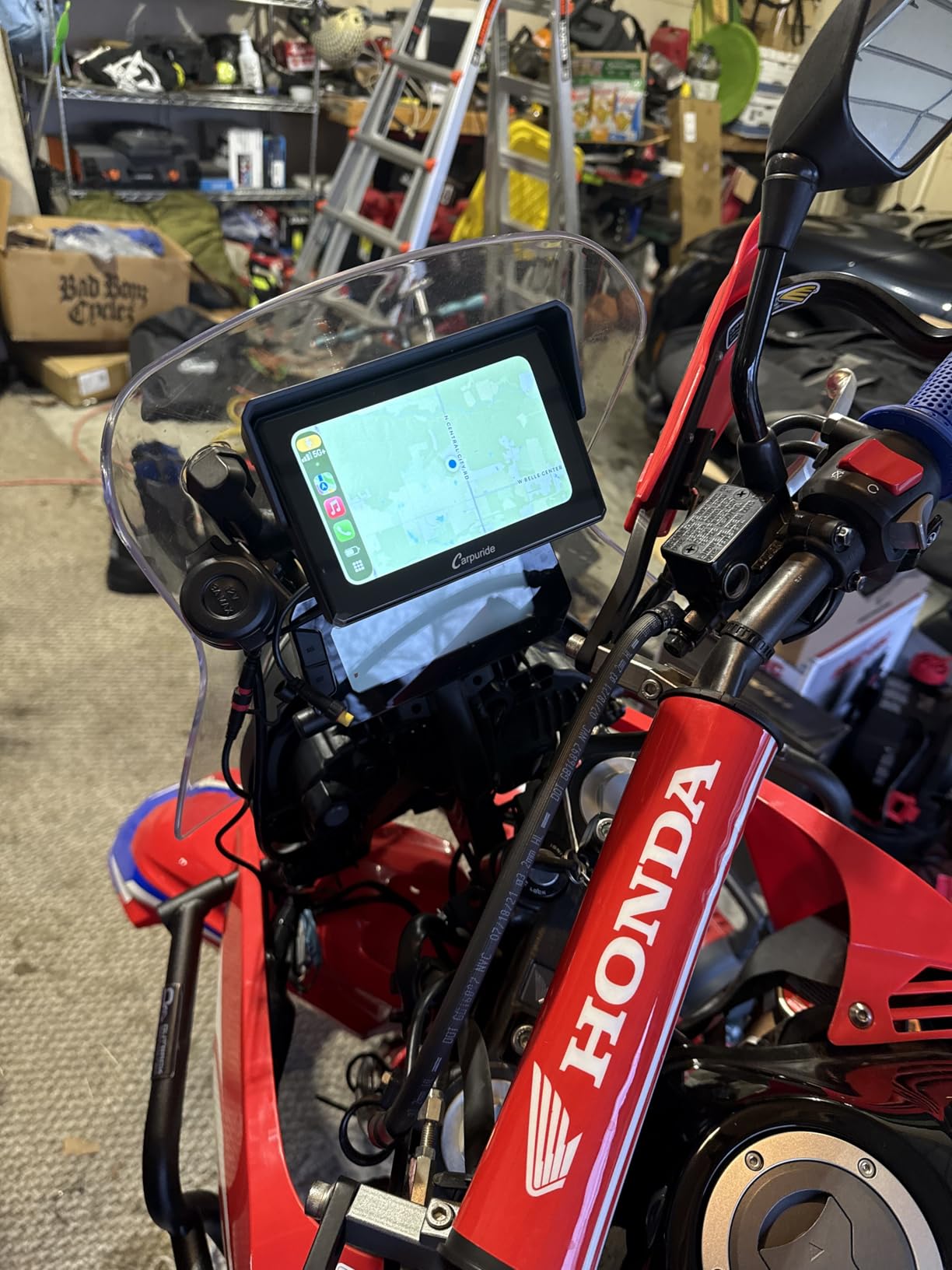 Carpuride W702S PRO Motorcycle GPS Wireless Carplay/Android Auto, 7