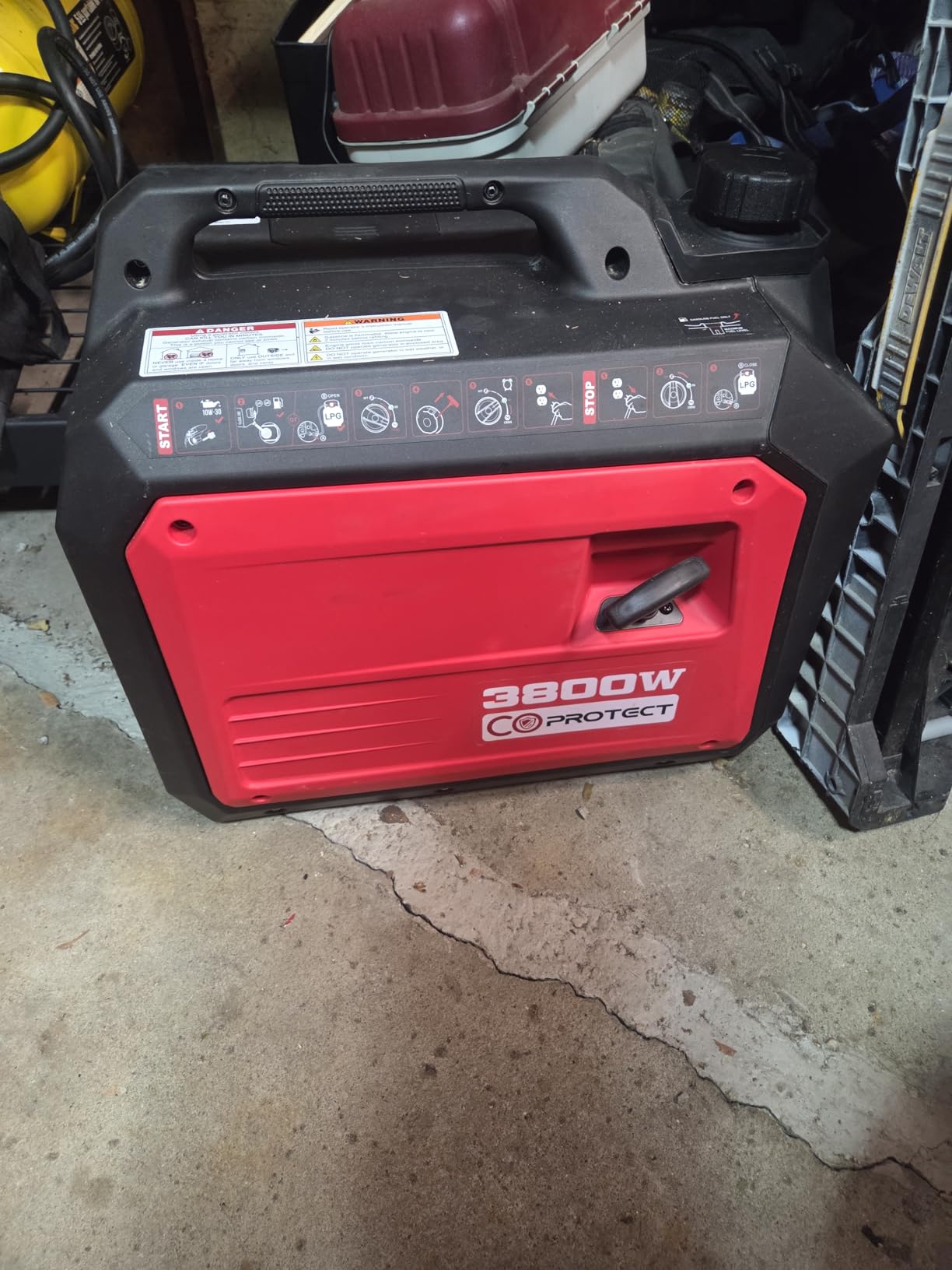 PowerSmart 3800 Watt Dual Fuel Inverter Generator for Camping or Home Use customer photo 2
