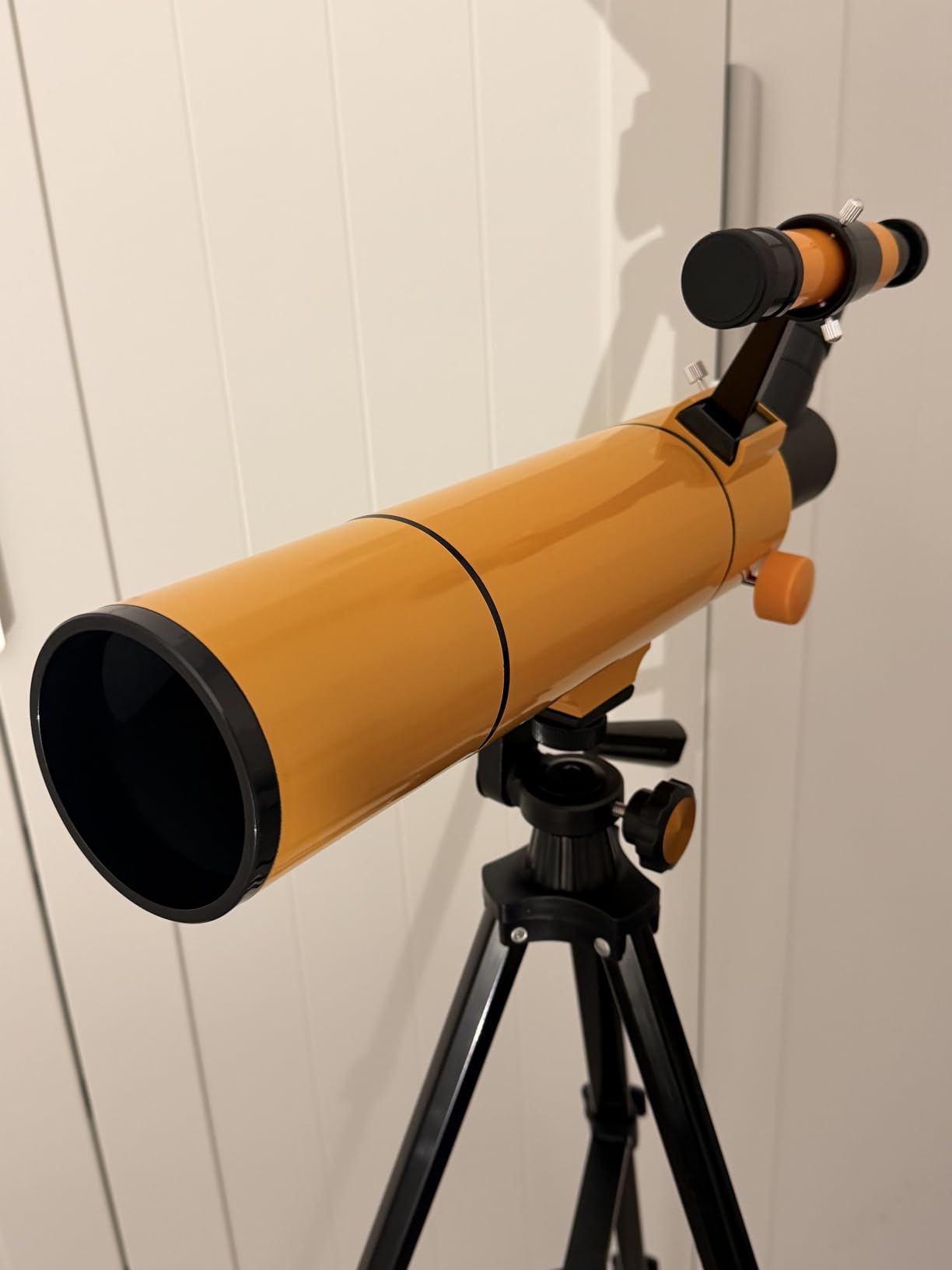 MEEZAA Telescope for Adults & Kids, 80mm Aperture 500mm Portable Refractor Telescope for Astronomy Beginners, Professional Travel Astronomical Telescopes with Tripod, Stickers, Phone Adapter, Backpack customer photo 1