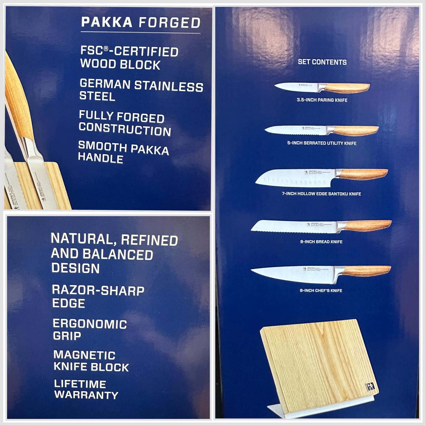 Henckels Pakka 6-pc Magnetic Easel Knife Set customer photo 1