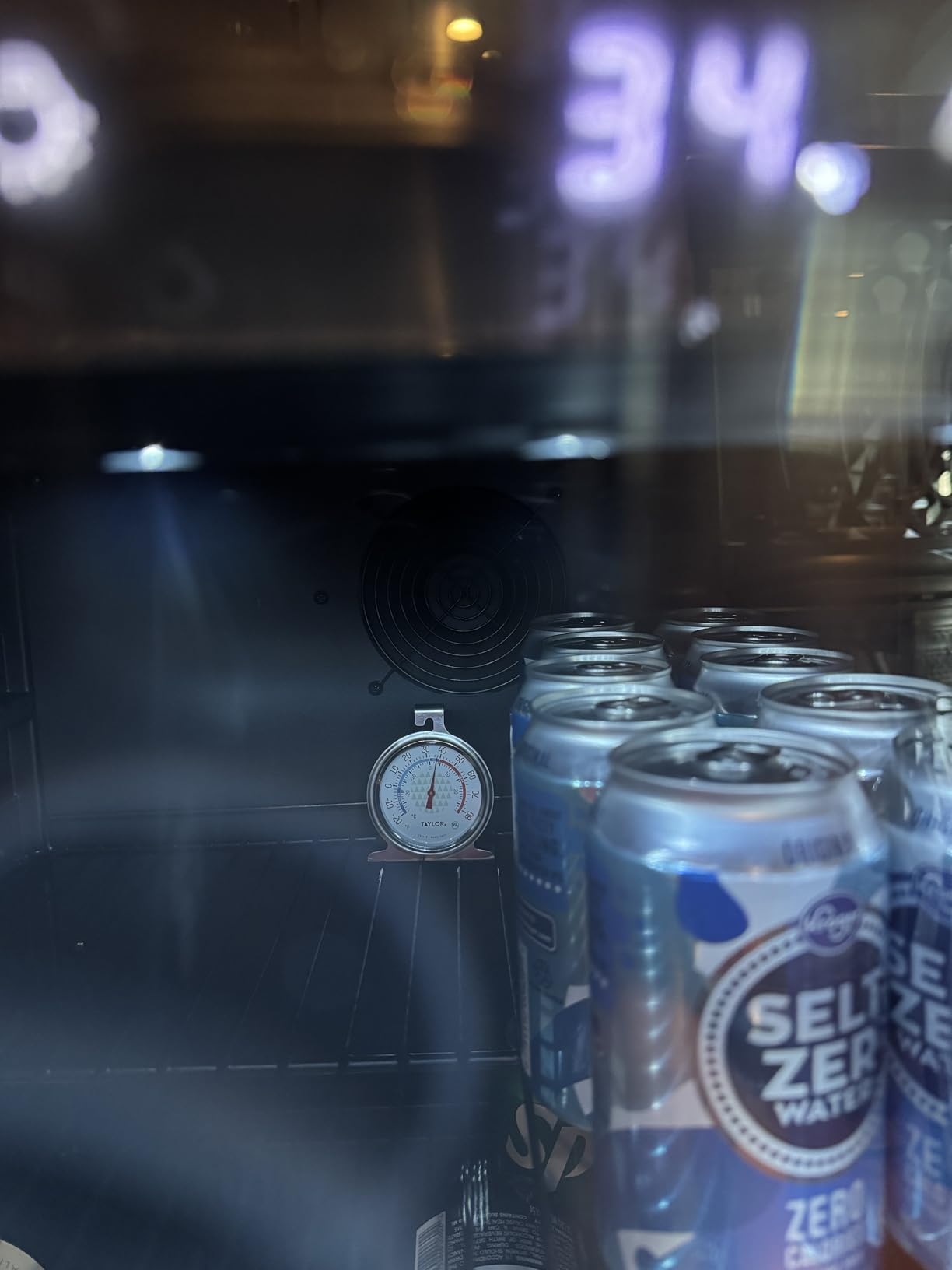 Ca'Lefort 24 Inch Beverage Refrigerator - 180 Can Beverage Fridge with 34°-54°F, Built in or Freestanding Beverage Cooler with Glass Door and 3 LED, Drink Fridge for Home/Kitchen (5.65 cu.ft) customer photo 2