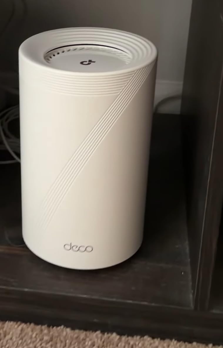 TP-Link Deco 7 Pro BE17000 Tri-Band Wi-Fi 7 Whole Home Mesh System | 9-Stream 17Gbps | 10G RJ45/SFP+ Combo | Multi-Gig Wired Backhaul | Up to 8500 Sq.ft | HomeShield, MLO, 320 MHz (Deco BE77 3-Pack) customer photo 2