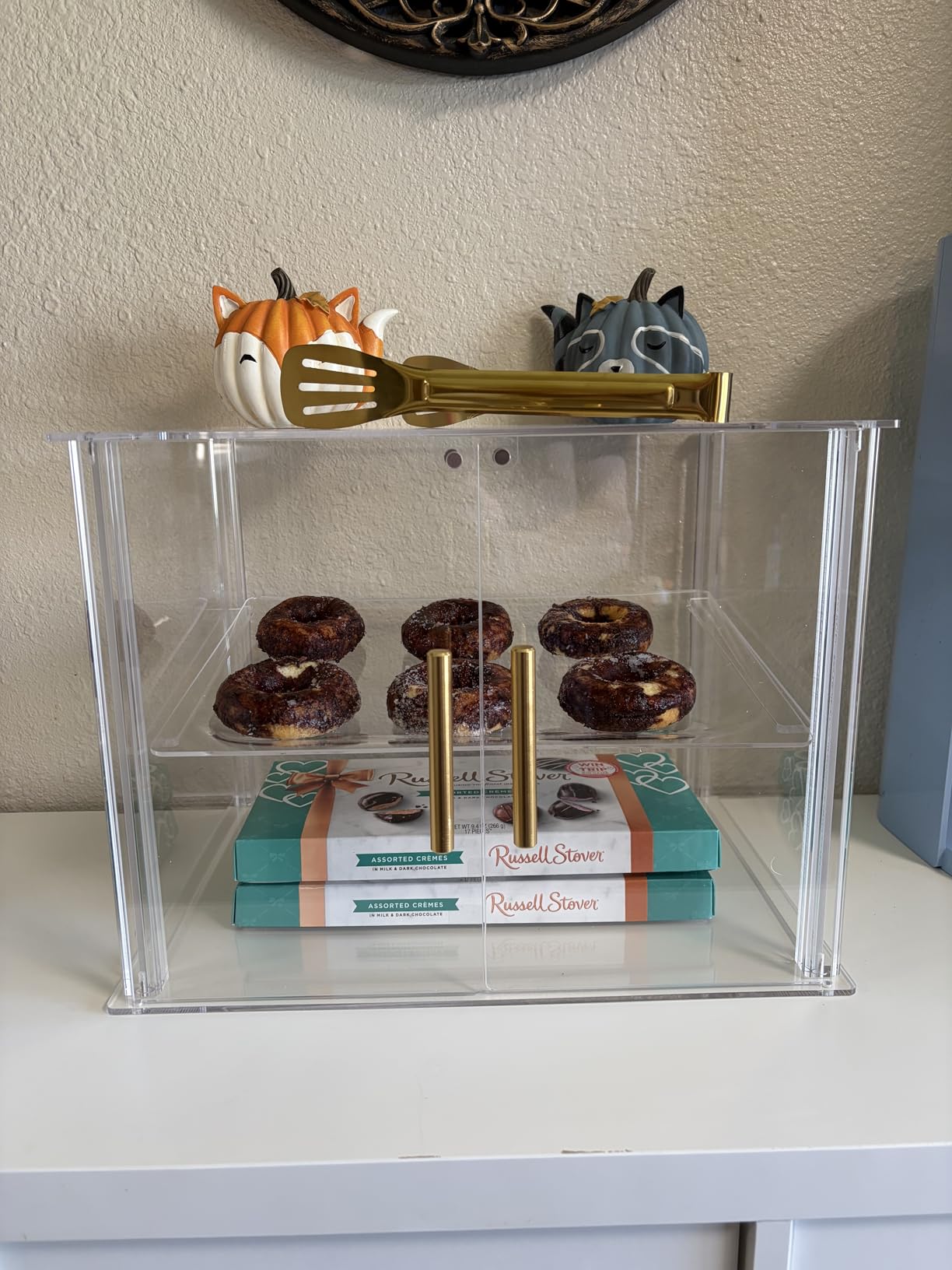 2-Tier Acrylic Bakery Display Case, 15.8