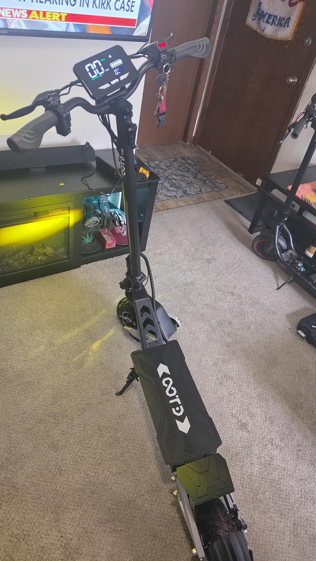 T10 Electric Scooter for Adults, 48V 18AH Battery Up to 46 Miles Long Range & Powerful Motor, 34 MPH Max Speed, 11 Inch All-Terrain Tires Folding Commuter E Scooter with Dual Suspension & LCD Display customer photo 2