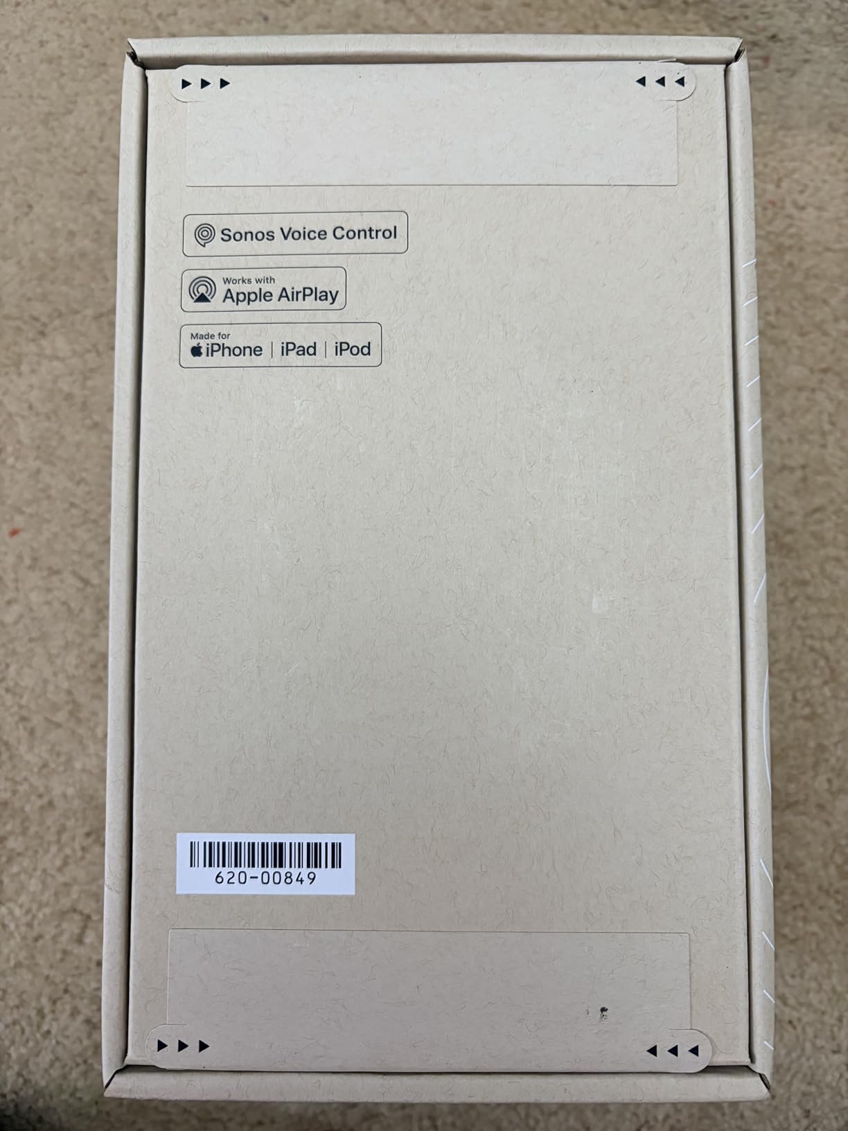 Sonos Play - Portable Bluetooth Speaker with WiFi, Alexa, 24-Hour Battery Life, Charging Base - White customer photo 1