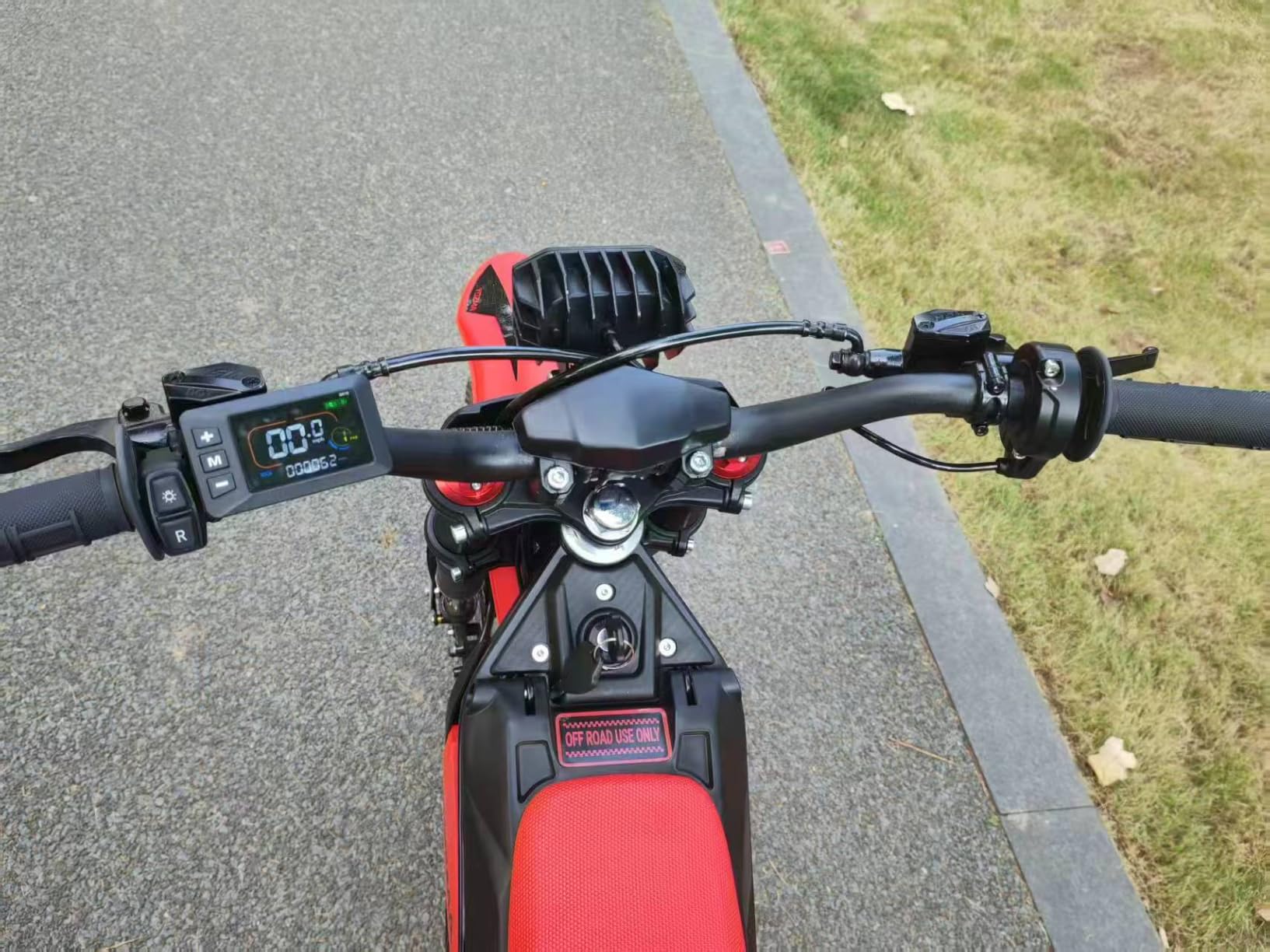 Yozma IN10 Pro Electric Dirt Bike, 5500 Peak Mid-Drive Motor, 50 Mph Max Speed Ebike, 60V 27AH Battery with 60 Miles Max Range, 17''/14'' Off-Road Tires, Hydraulic Brakes & Dual Shock Absorption customer photo 2