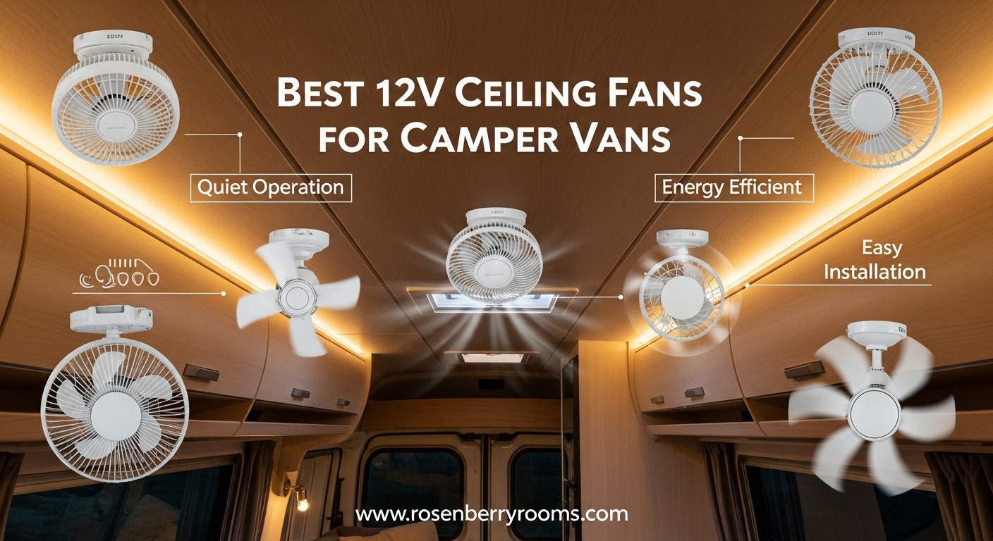 Best 12V Ceiling Fans for Camper Vans