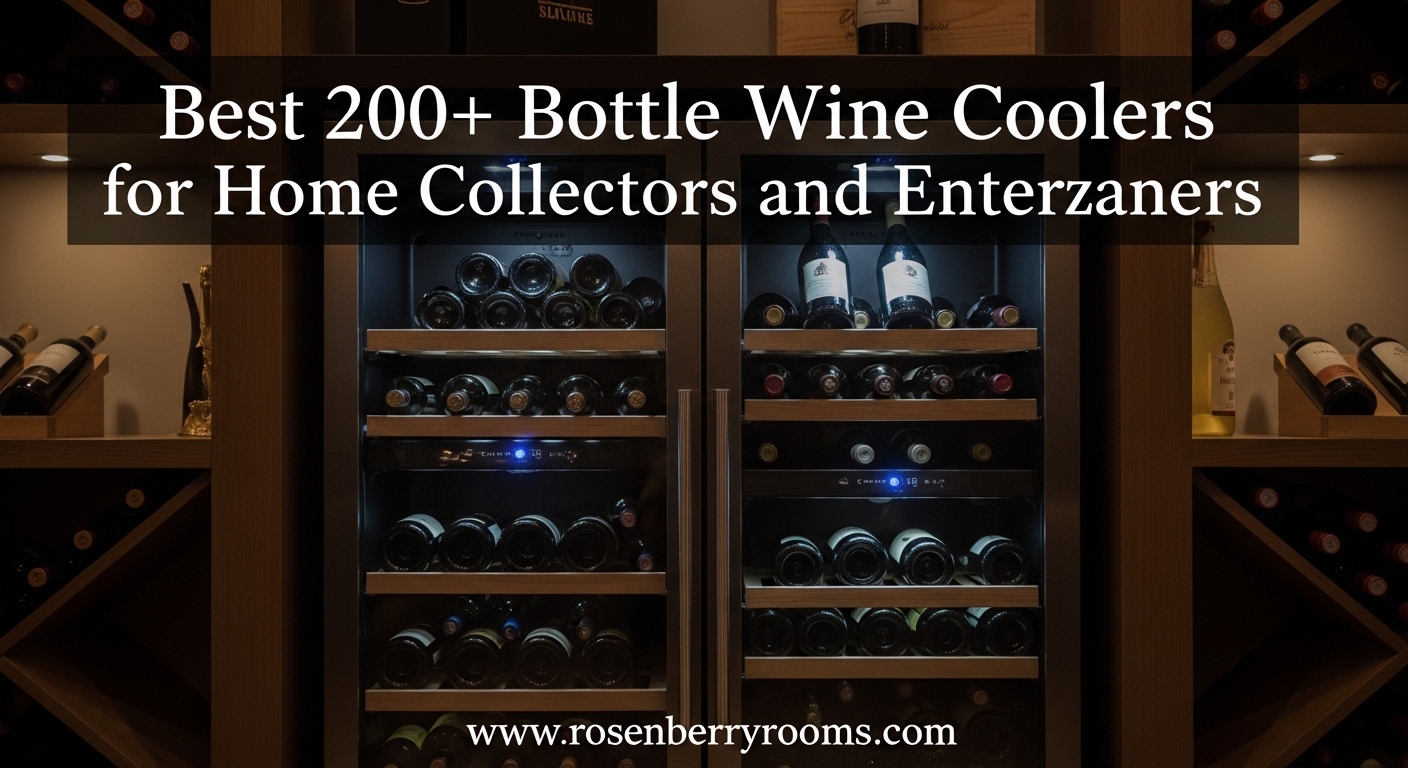 Best 200 Plus Bottle Wine Coolers for Home Collectors and Entertainers