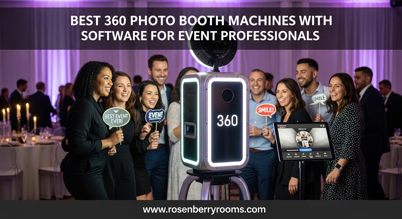 Best 360 Photo Booth Machines with Software for Event Professionals