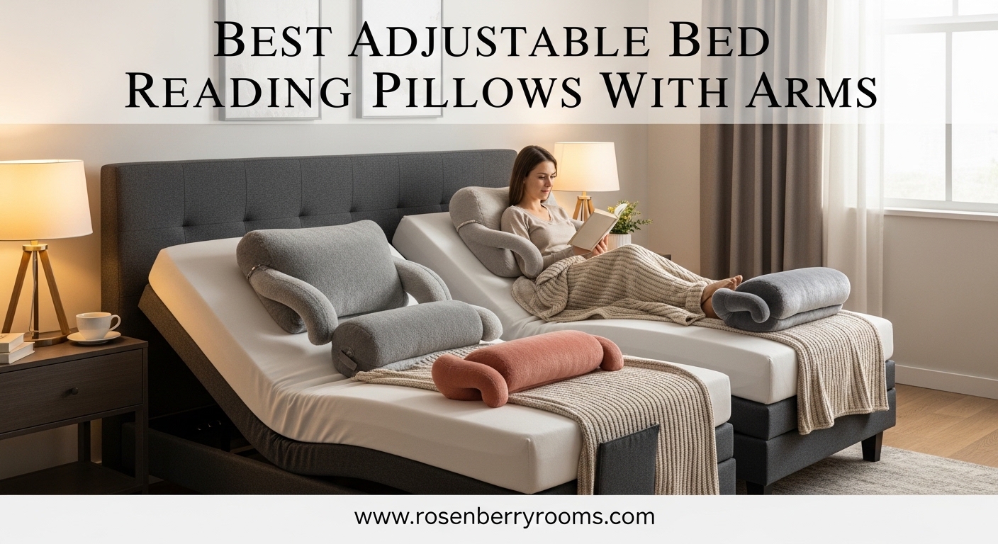 Best Adjustable Bed Reading Pillows With Arms