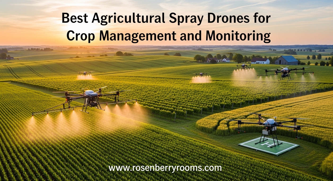 Best Agricultural Spray Drones for Crop Management and Monitoring