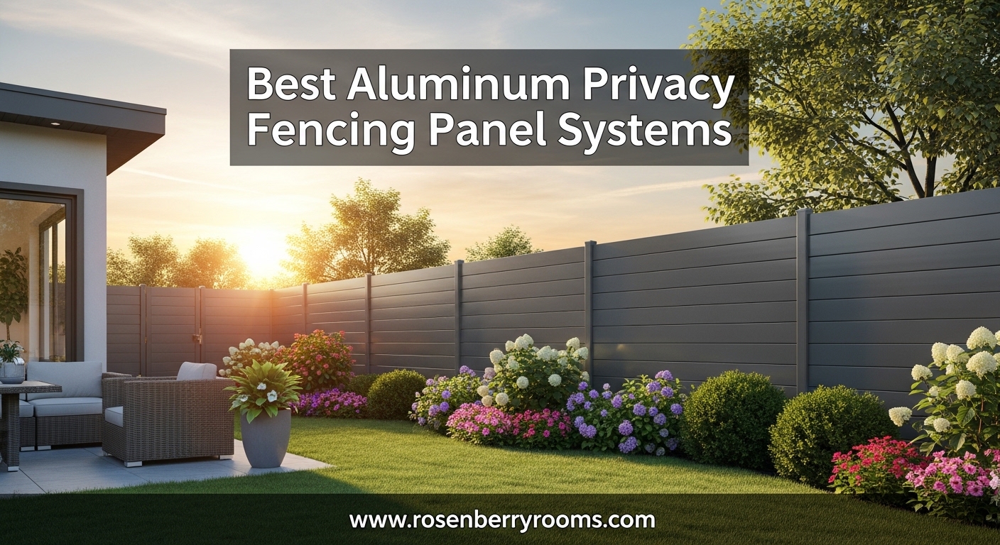 Best Aluminum Privacy Fencing Panel Systems