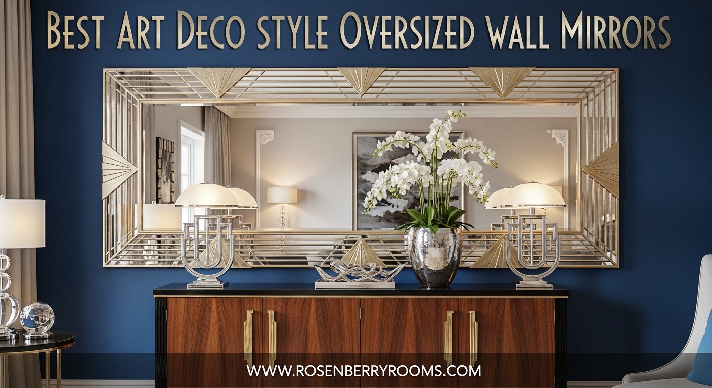 Best Art Deco Style Oversized Wall Mirrors