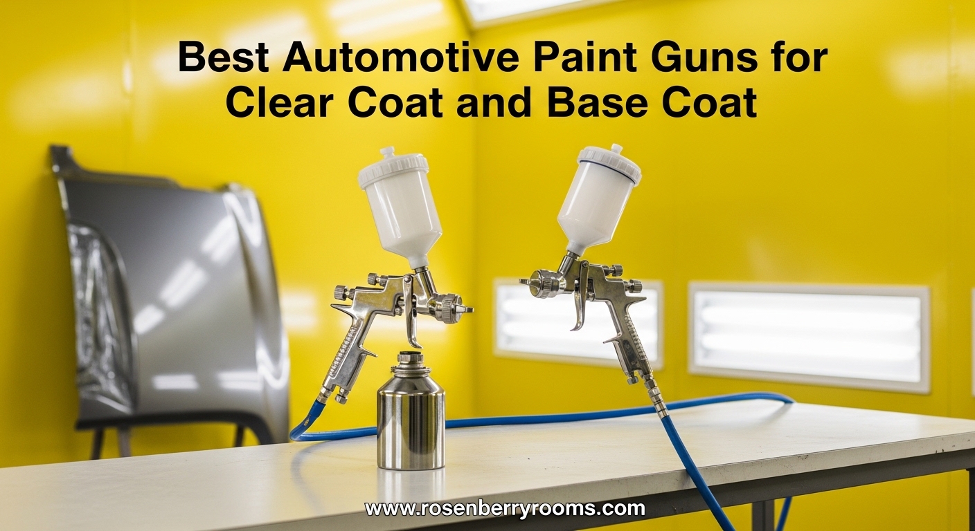 Best Automotive Paint Guns for Clear Coat and Base Coat