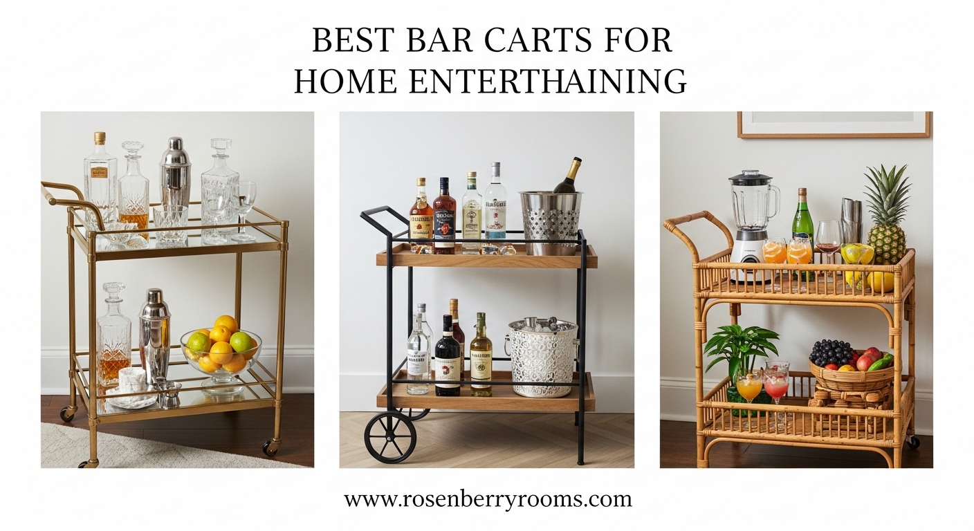 Best Bar Carts for Home Entertaining