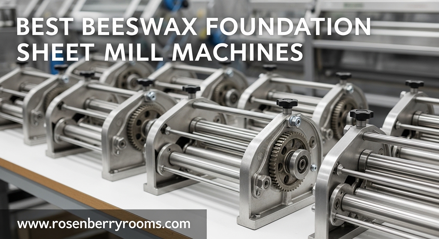 Best Beeswax Foundation Sheet Mill Machines