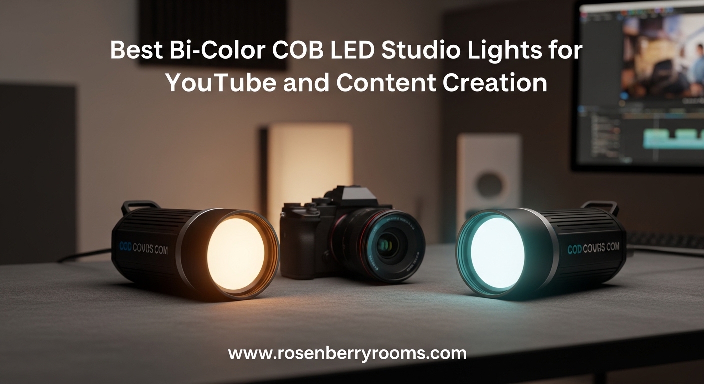 Best Bi-Color COB LED Studio Lights for YouTube and Content Creation
