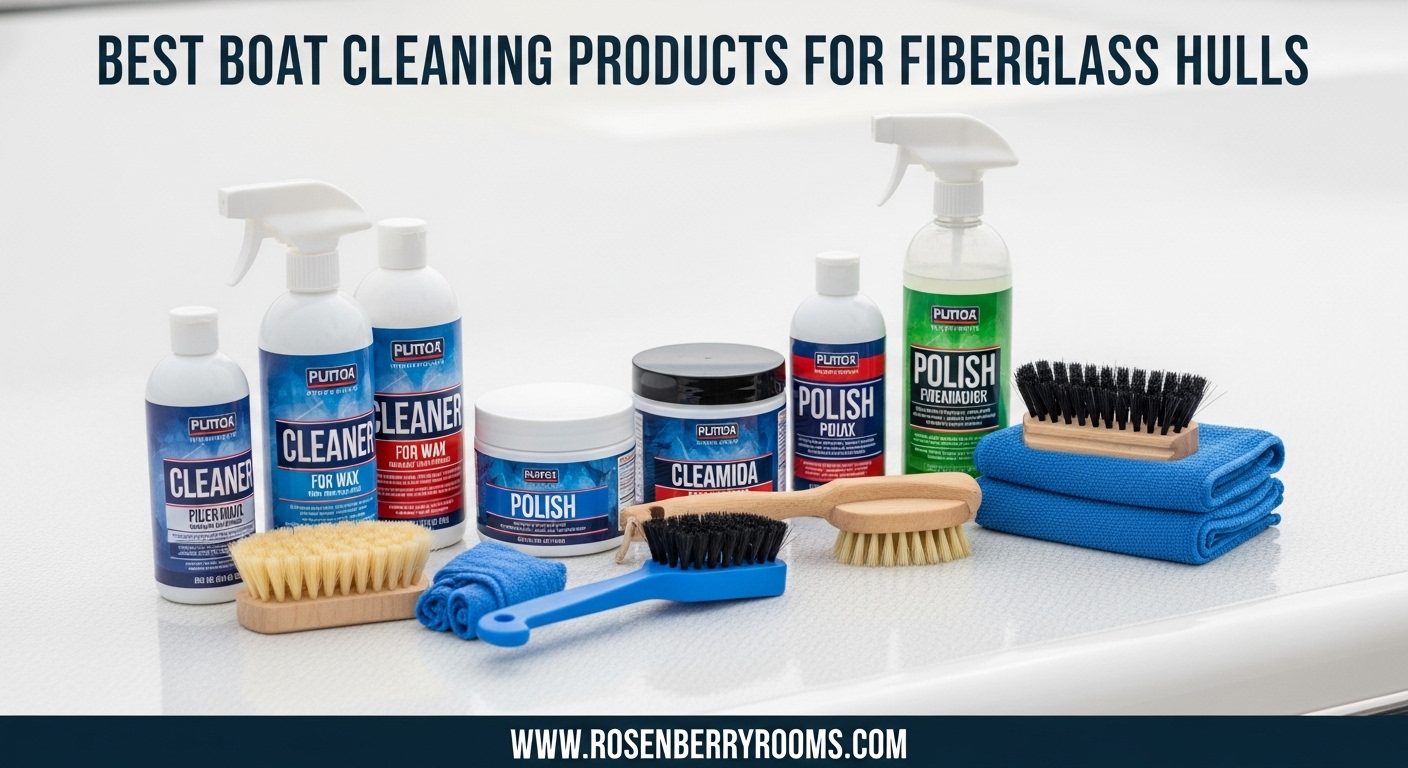 Best Boat Cleaning Products for Fiberglass Hulls