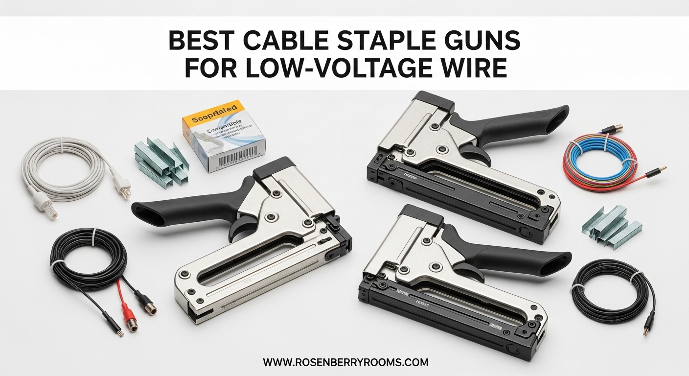 Best Cable Staple Guns for Low-Voltage Wire
