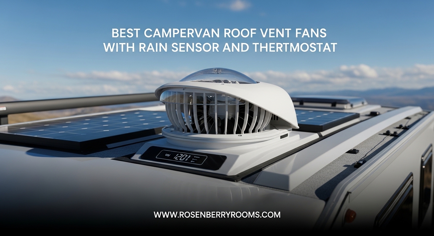 Best Campervan Roof Vent Fans with Rain Sensor and Thermostat