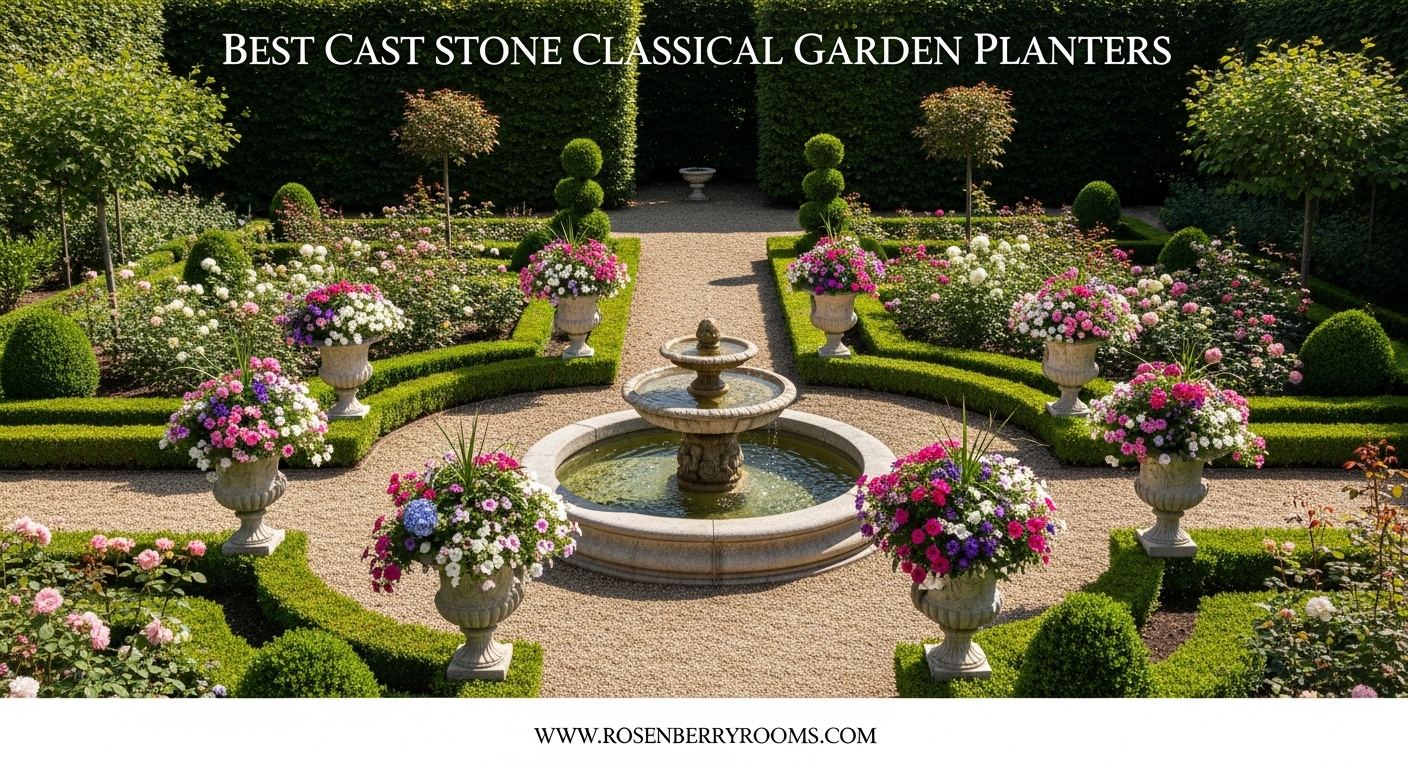 Best Cast Stone Classical Garden Planters