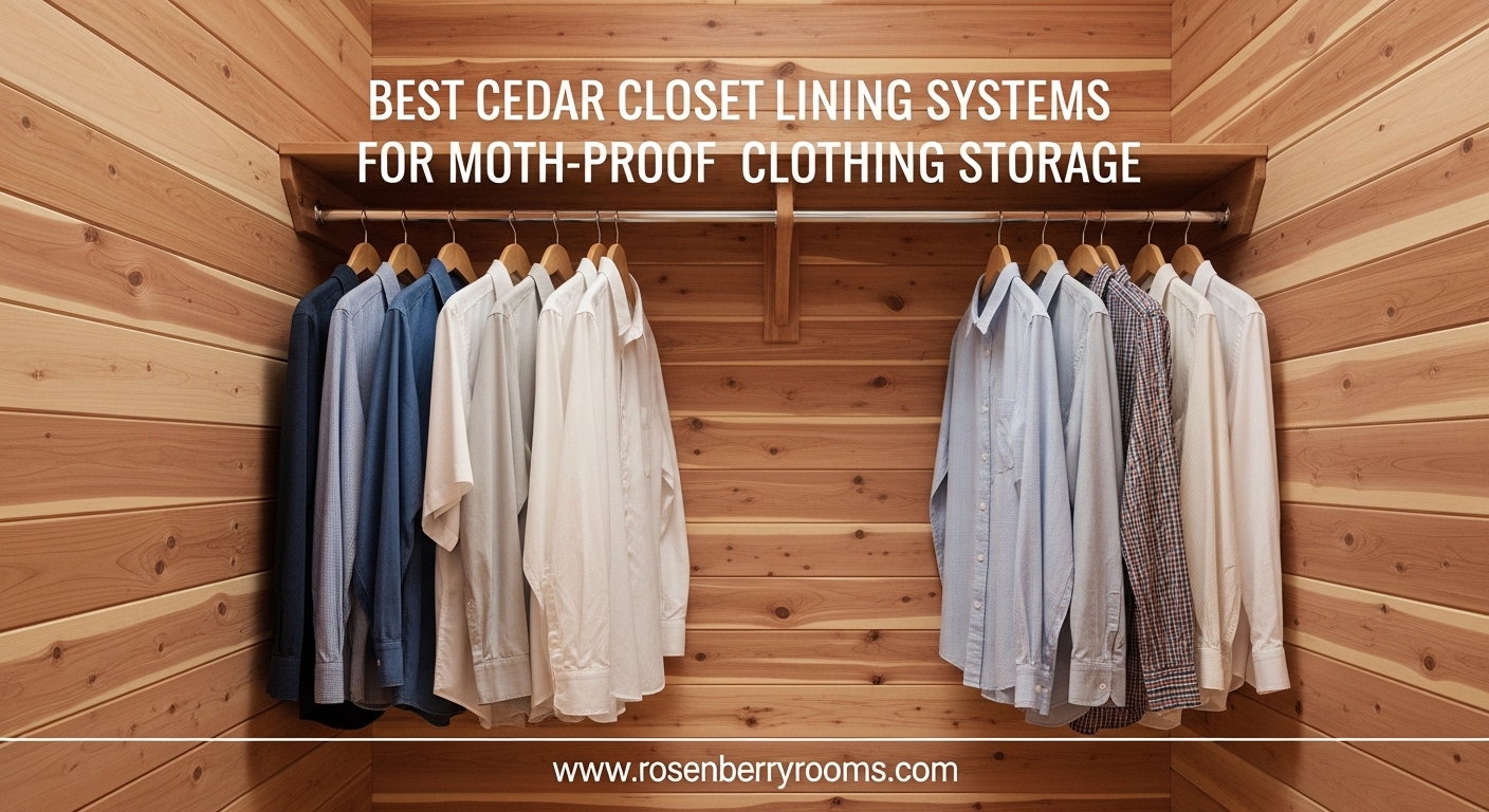 Best Cedar Closet Lining Systems for Moth-Proof Clothing Storage