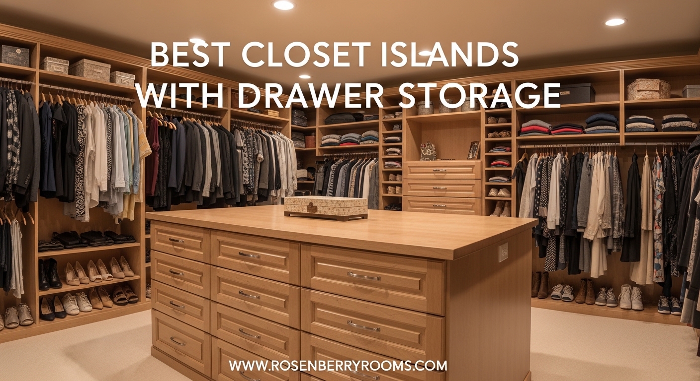 Best Closet Islands with Drawer Storage
