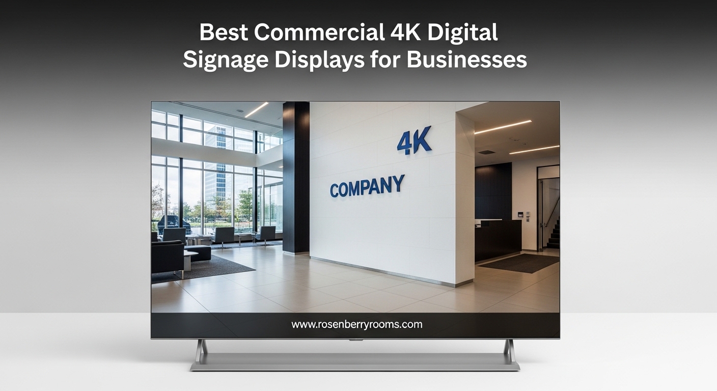 Best Commercial 4K Digital Signage Displays for Businesses