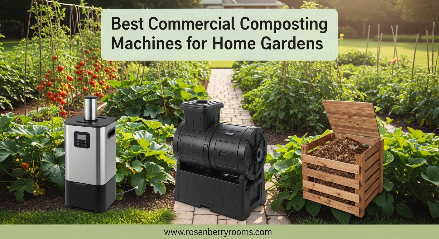 Best Commercial Composting Machines for Home Gardens