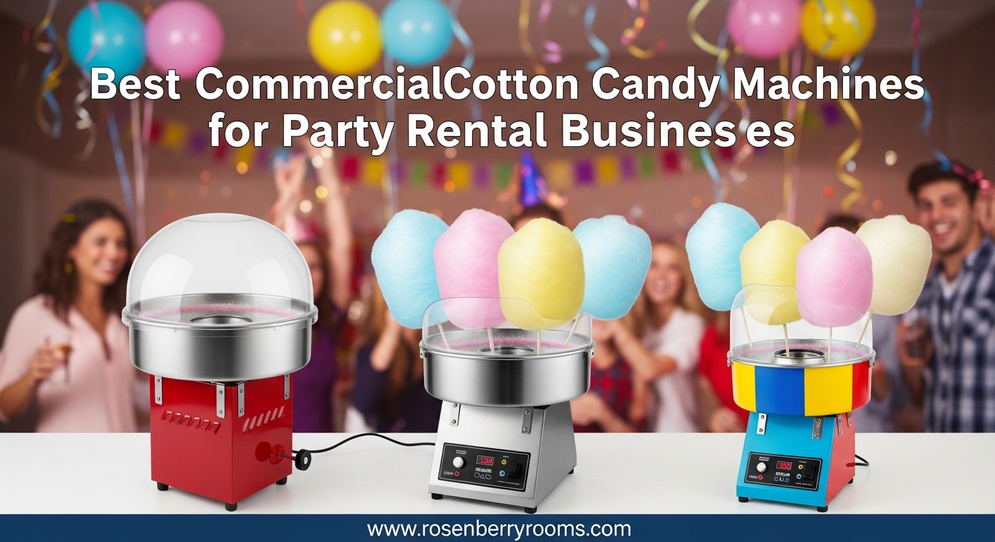 Best Commercial Cotton Candy Machines for Party Rental Businesses