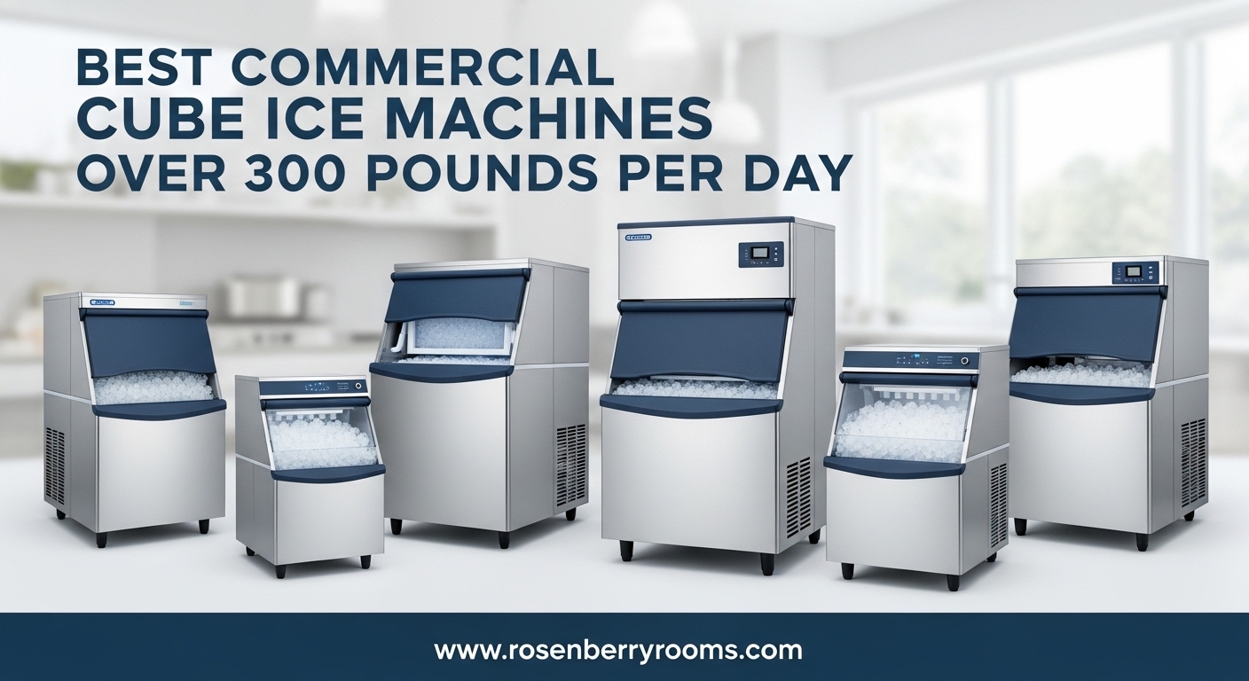 Best Commercial Cube Ice Machines Over 300 Pounds Per Day