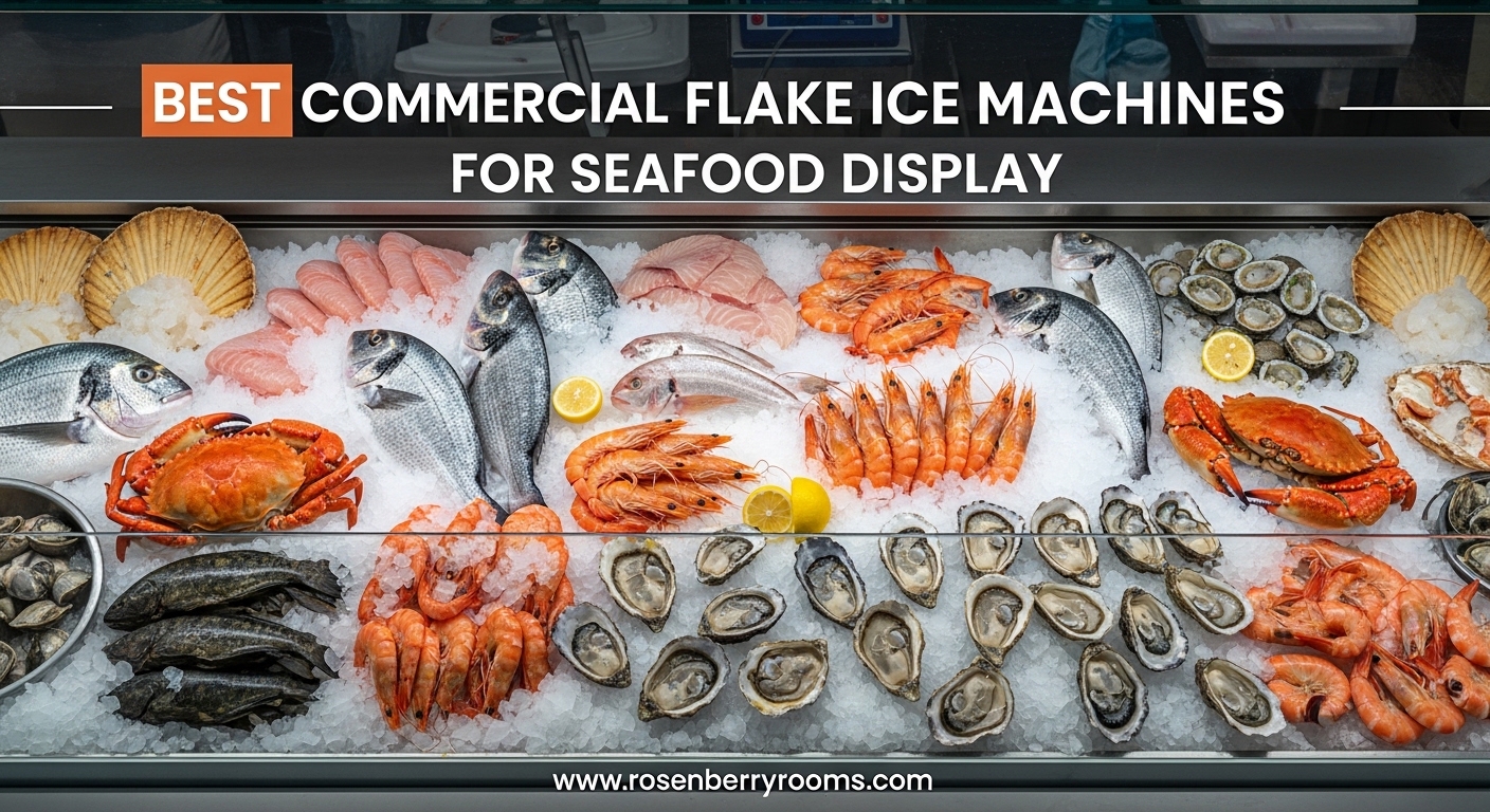 Best Commercial Flake Ice Machines for Seafood Display