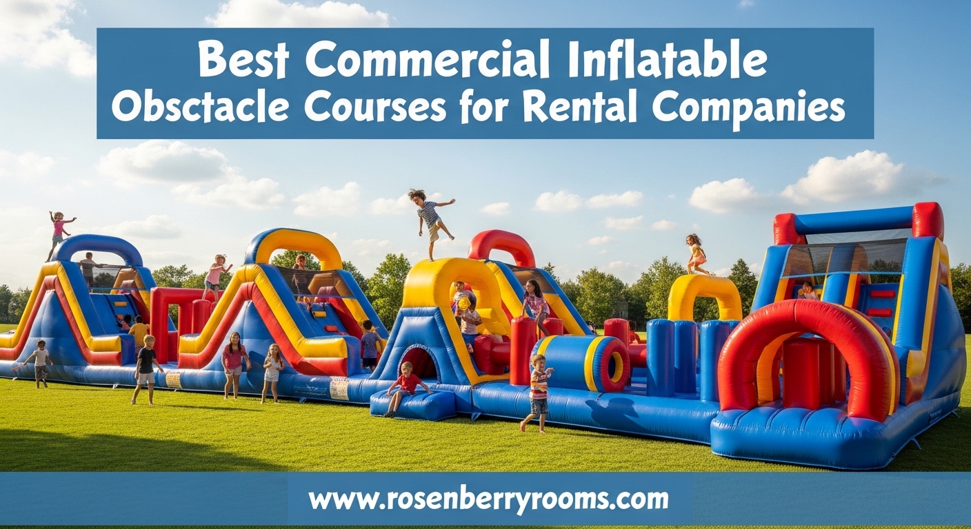 Best Commercial Inflatable Obstacle Courses for Rental Companies