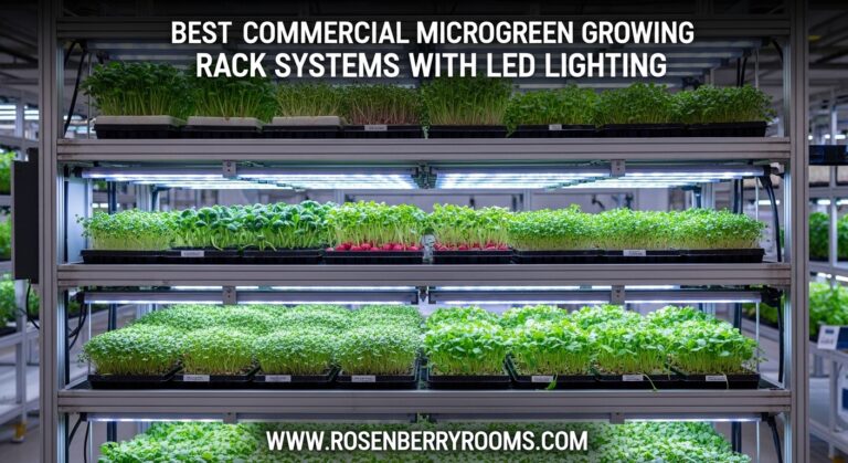 17 Best Commercial Microgreen Growing Rack Systems with LED Lighting ...