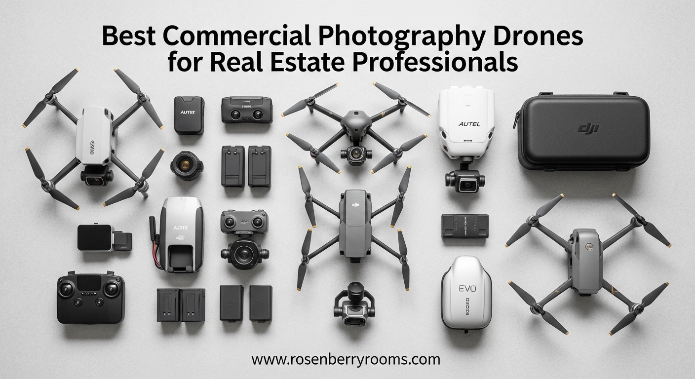 Best Commercial Photography Drones for Real Estate Professionals