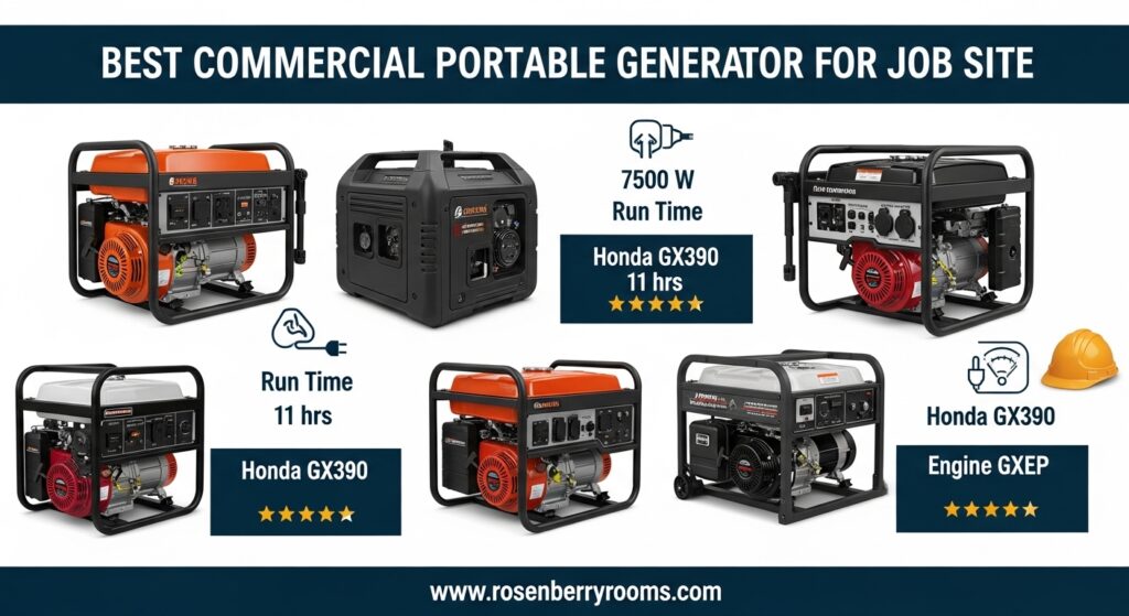 The current image has no alternative text. The file name is: Best-Commercial-Portable-Generator-for-Job-Site.jpg