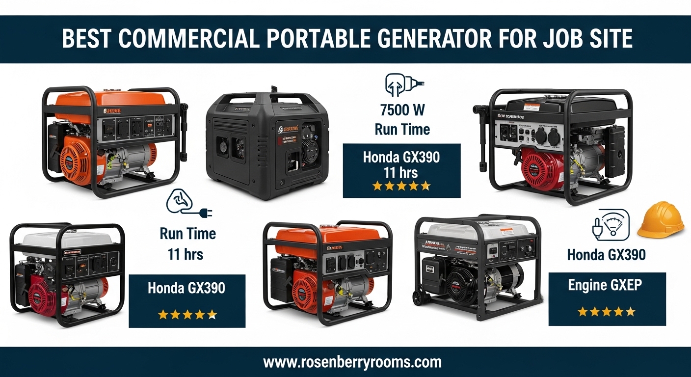 Best Commercial Portable Generator for Job Site