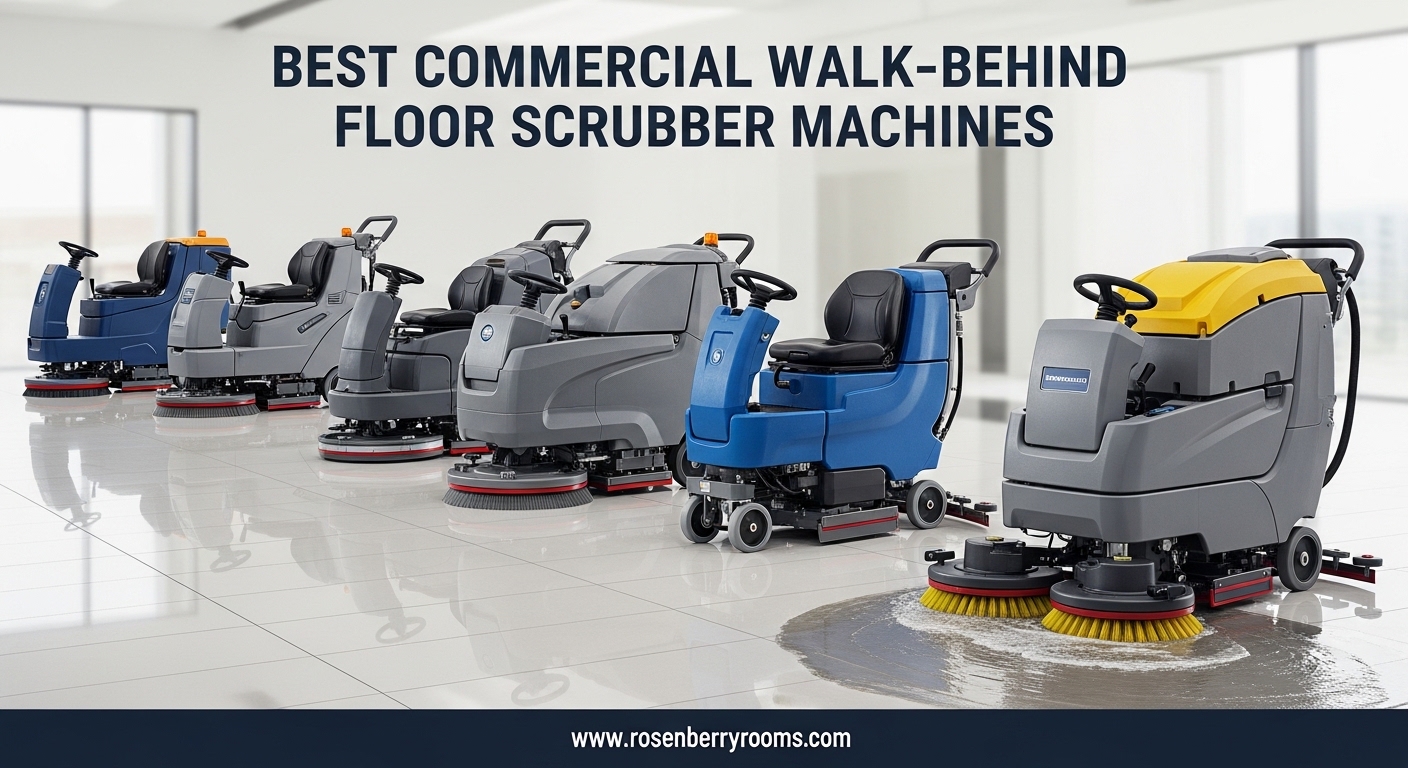 Best Commercial Walk-Behind Floor Scrubber Machines