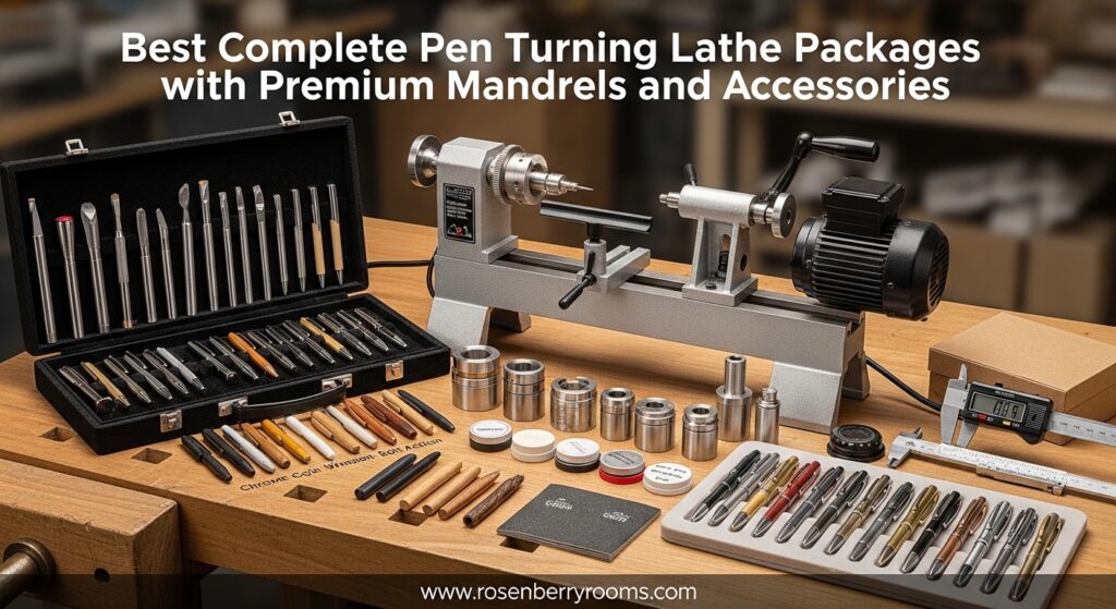 The current image has no alternative text. The file name is: Best-Complete-Pen-Turning-Lathe-Packages-with-Premium-Mandrels-and-Accessories.jpg
