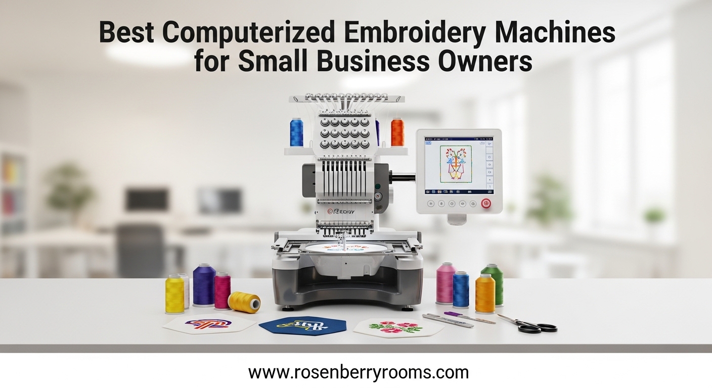Best Computerized Embroidery Machines for Small Business Owners