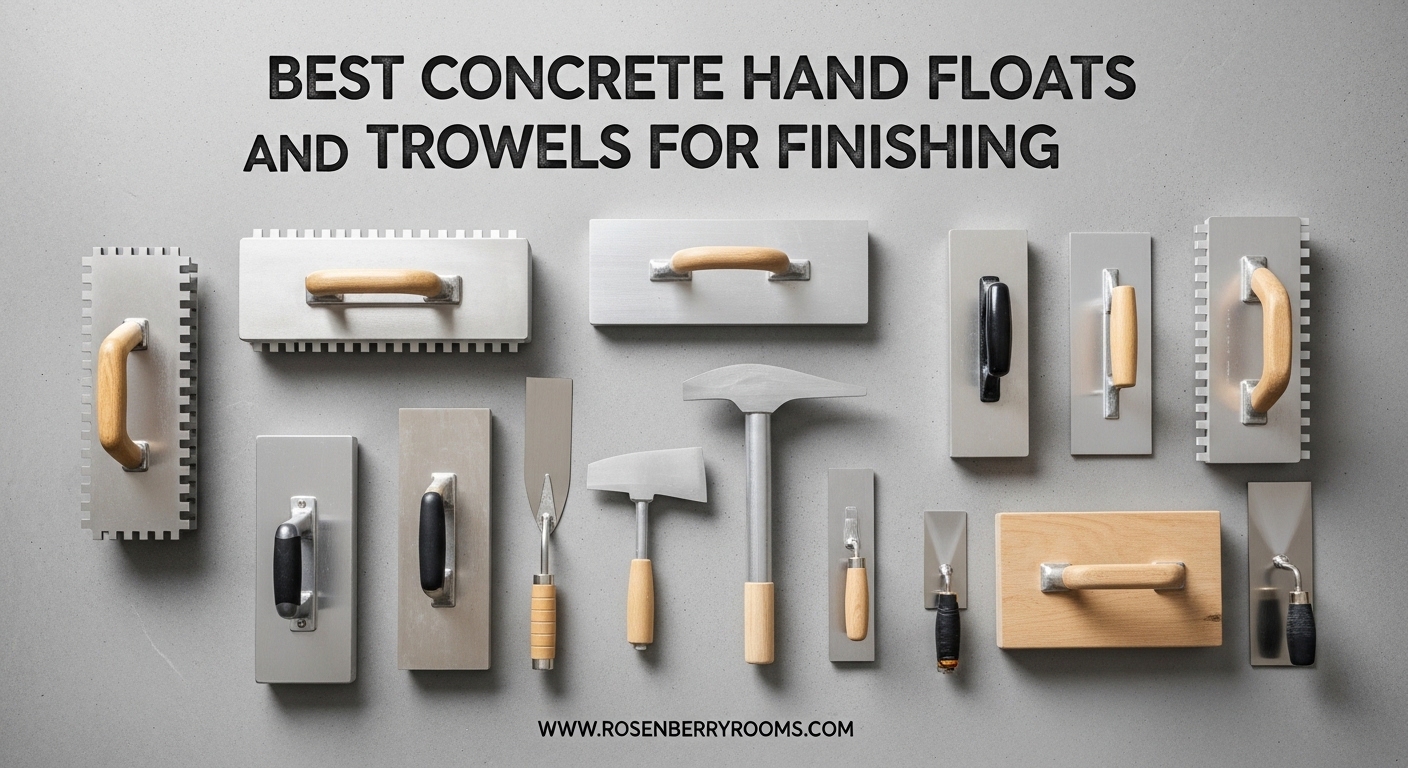 Best Concrete Hand Floats and Trowels for Finishing
